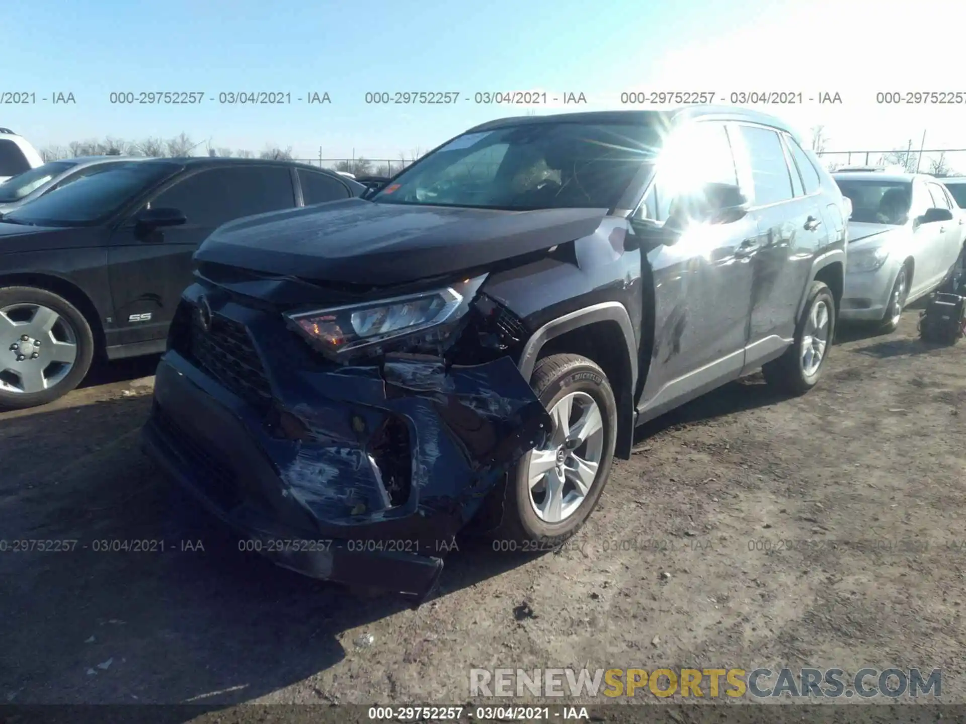 2 Photograph of a damaged car 2T3P1RFV6LC076701 TOYOTA RAV4 2020