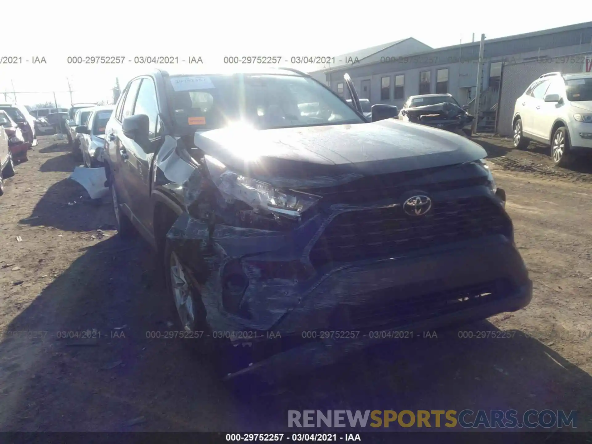 6 Photograph of a damaged car 2T3P1RFV6LC076701 TOYOTA RAV4 2020