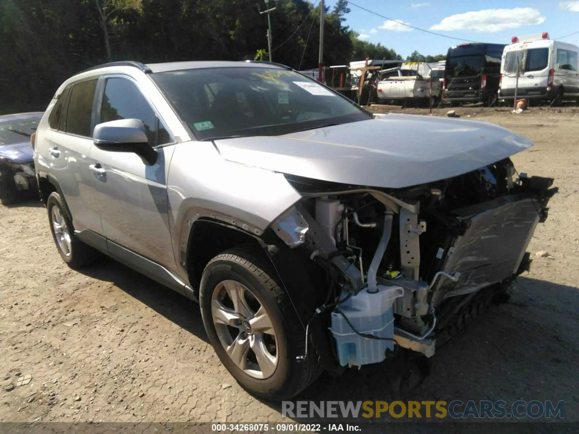 1 Photograph of a damaged car 2T3P1RFV6LC086662 TOYOTA RAV4 2020