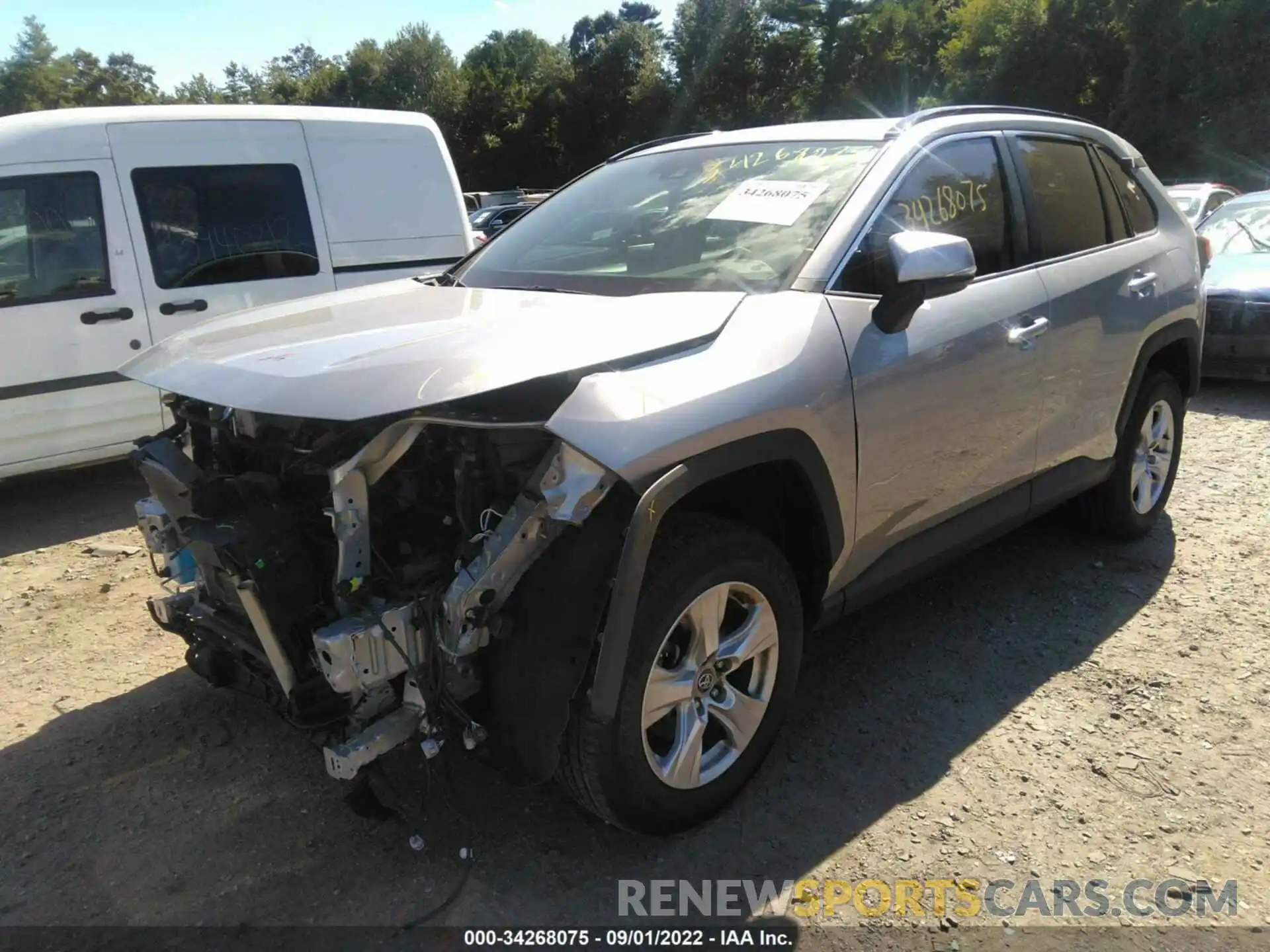 2 Photograph of a damaged car 2T3P1RFV6LC086662 TOYOTA RAV4 2020