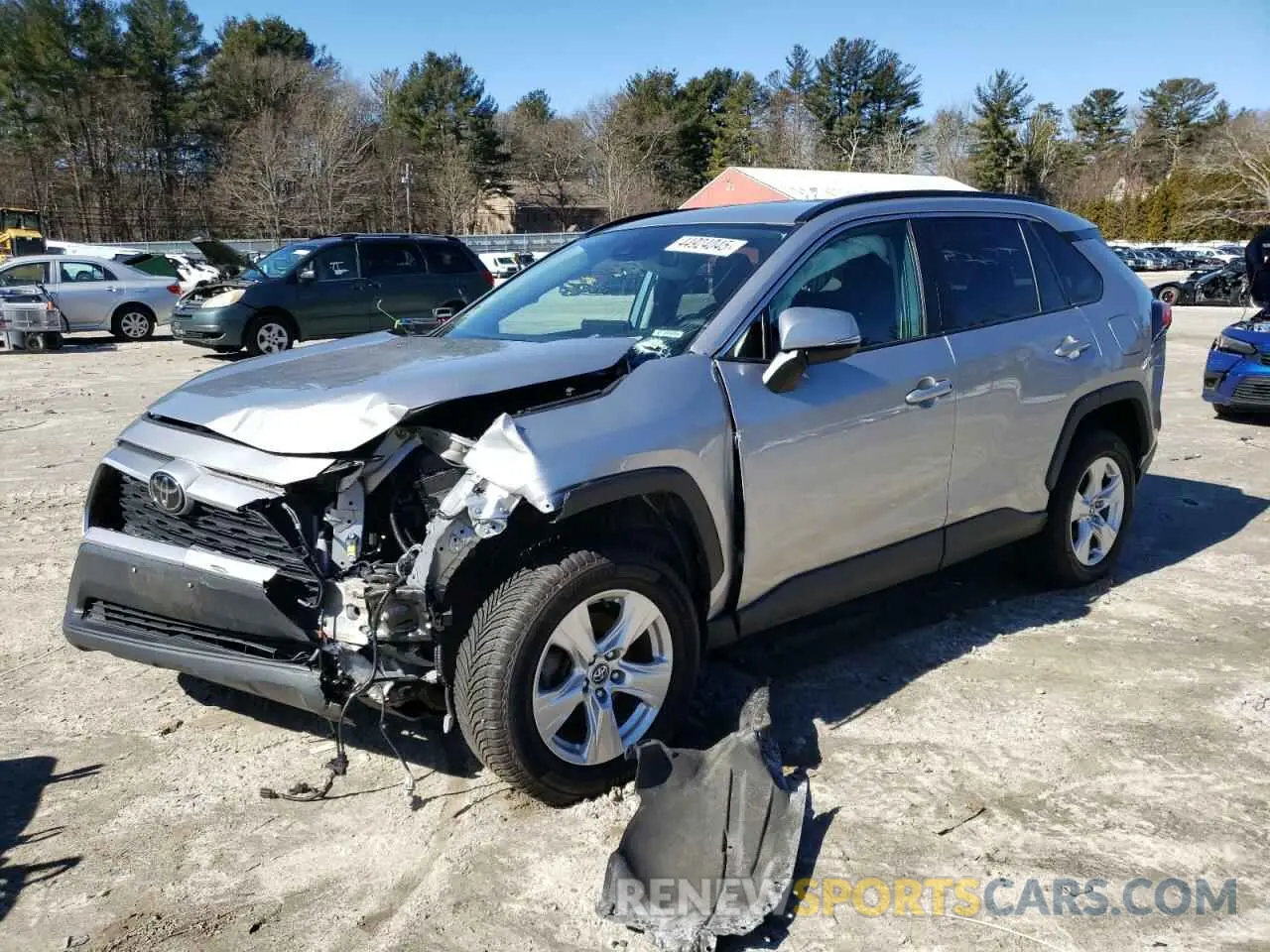 1 Photograph of a damaged car 2T3P1RFV6LC098715 TOYOTA RAV4 2020