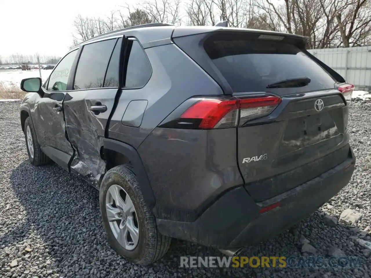 3 Photograph of a damaged car 2T3P1RFV6LC134287 TOYOTA RAV4 2020