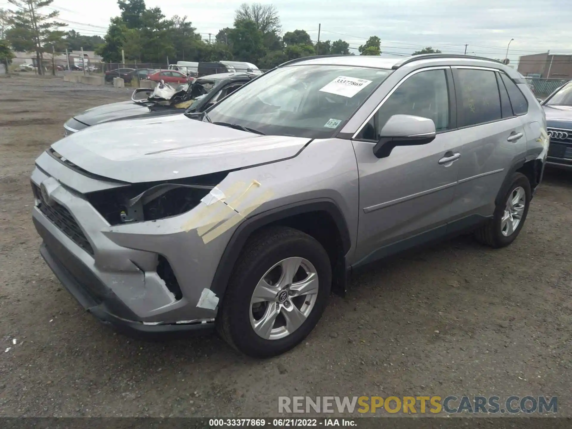 2 Photograph of a damaged car 2T3P1RFV7LC072494 TOYOTA RAV4 2020