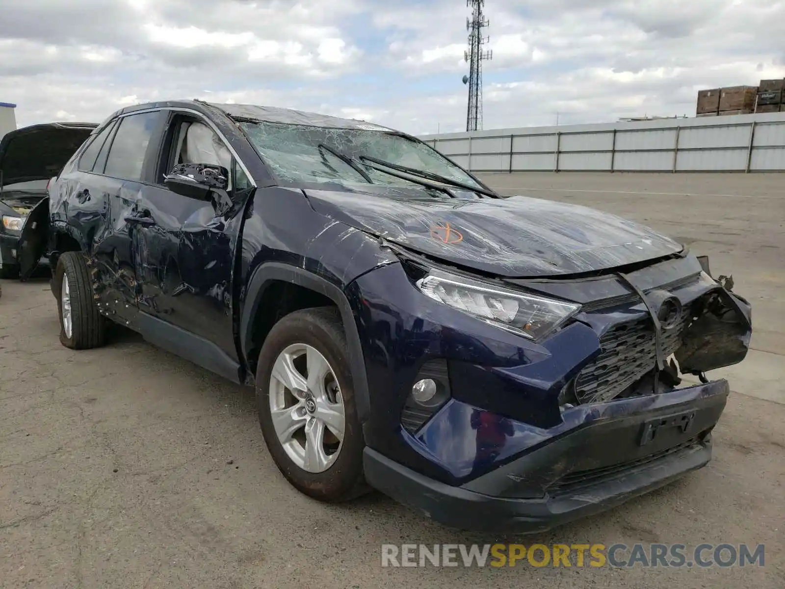 1 Photograph of a damaged car 2T3P1RFV7LC079414 TOYOTA RAV4 2020