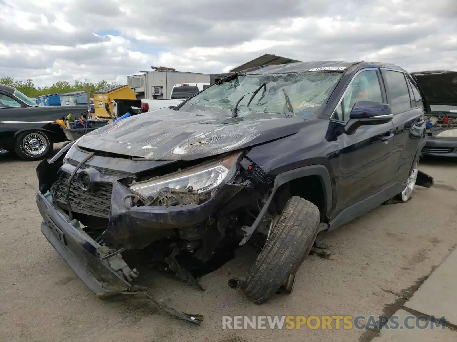 2 Photograph of a damaged car 2T3P1RFV7LC079414 TOYOTA RAV4 2020