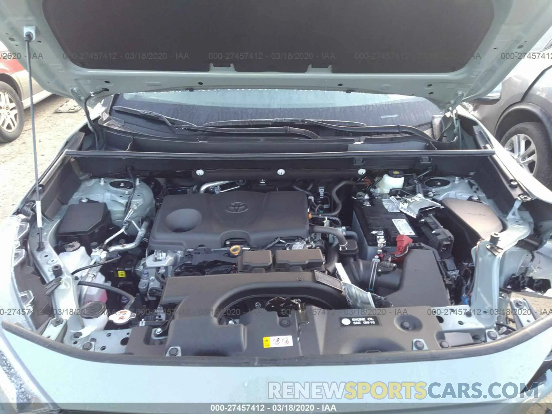 10 Photograph of a damaged car 2T3P1RFV7LC088338 TOYOTA RAV4 2020
