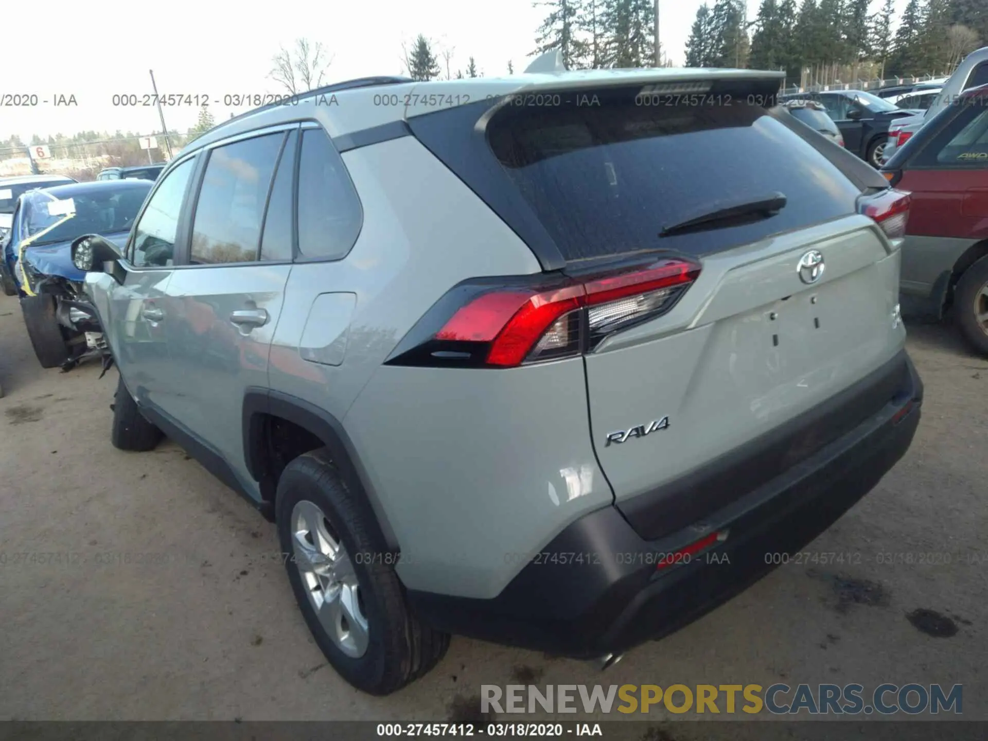 3 Photograph of a damaged car 2T3P1RFV7LC088338 TOYOTA RAV4 2020