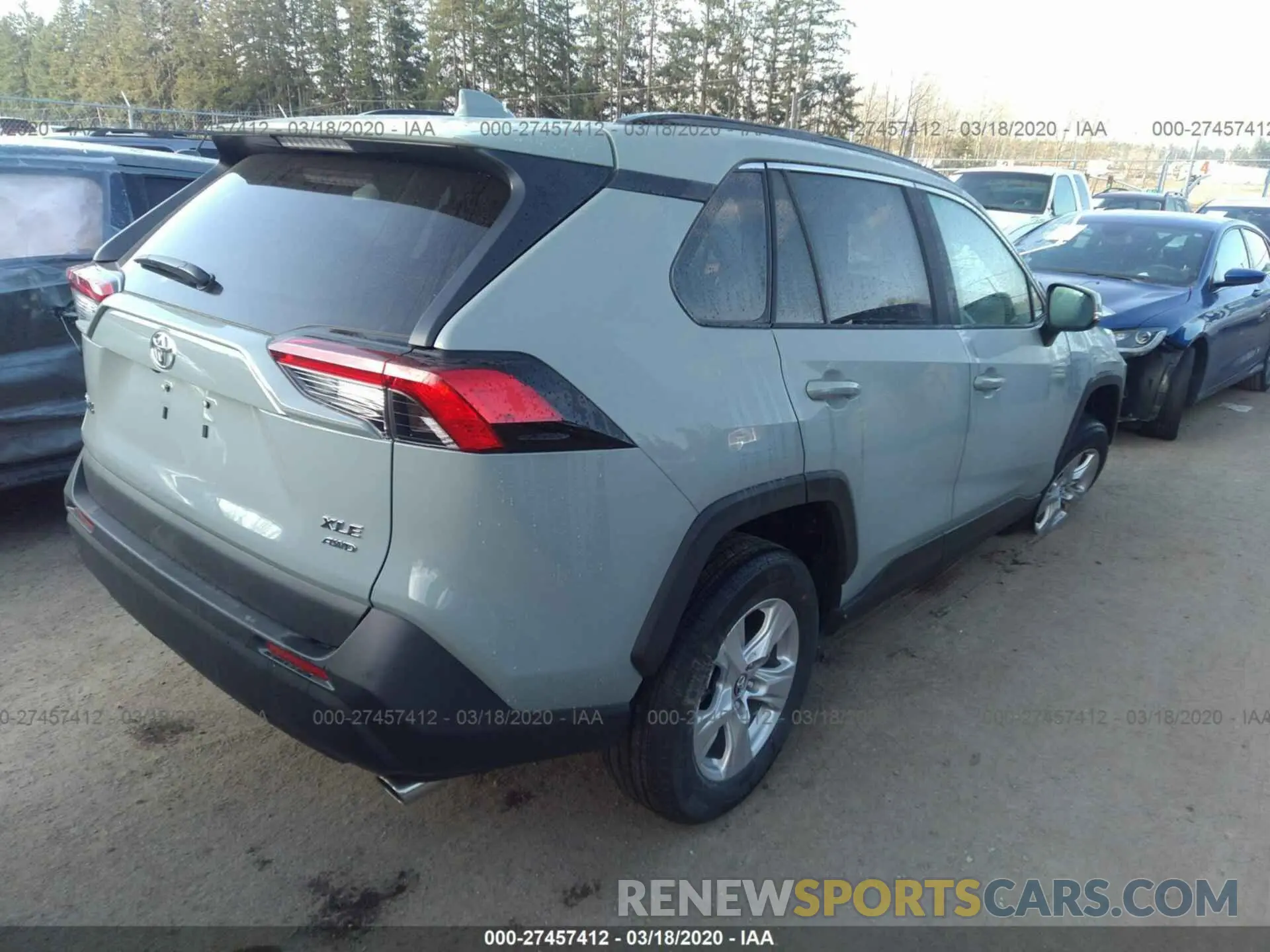 4 Photograph of a damaged car 2T3P1RFV7LC088338 TOYOTA RAV4 2020