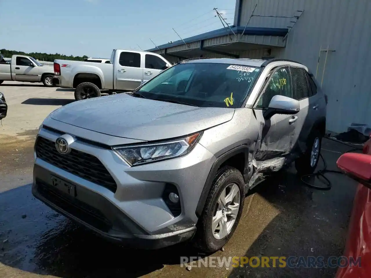 2 Photograph of a damaged car 2T3P1RFV7LC089828 TOYOTA RAV4 2020