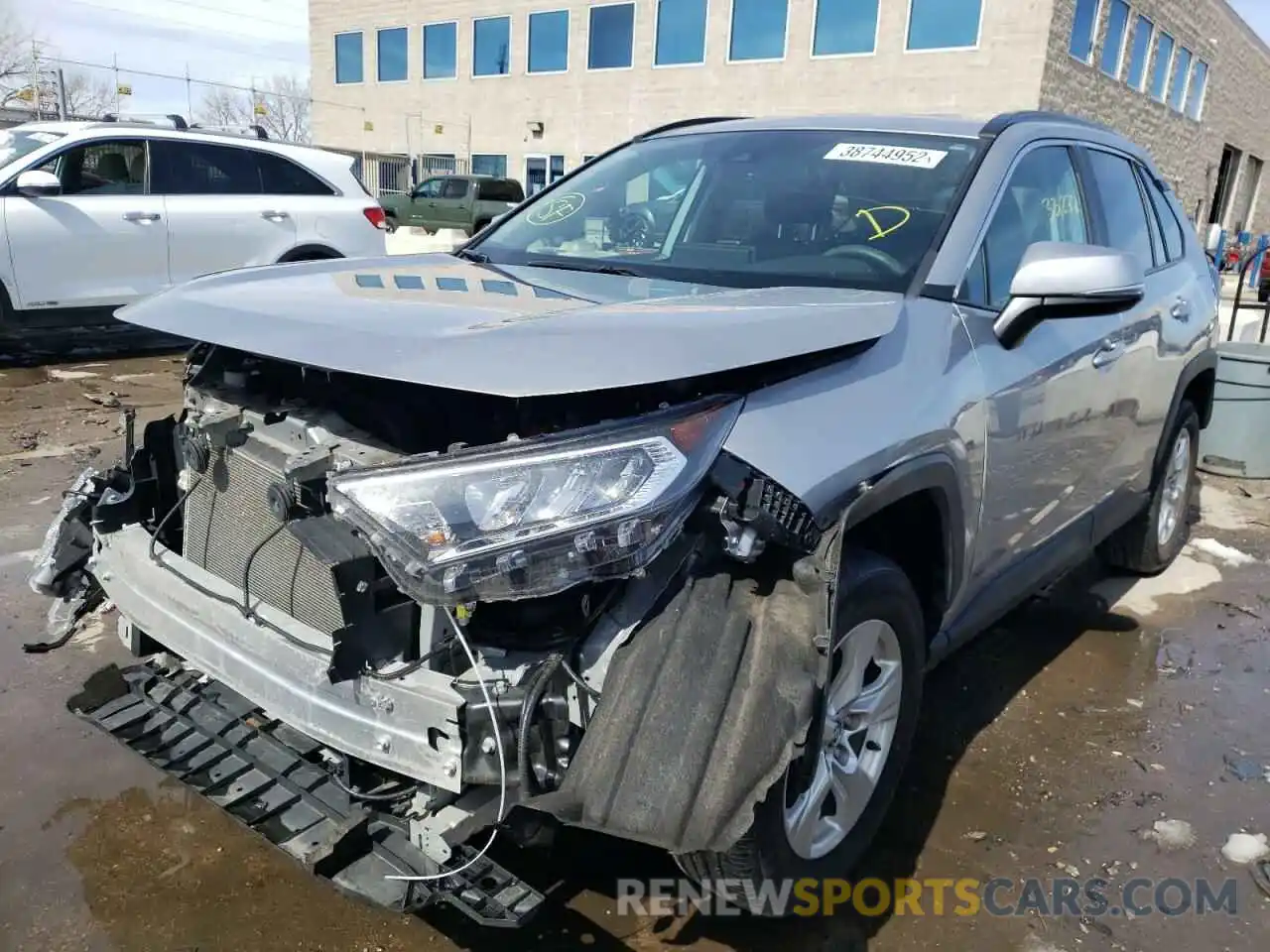 2 Photograph of a damaged car 2T3P1RFV7LC093894 TOYOTA RAV4 2020