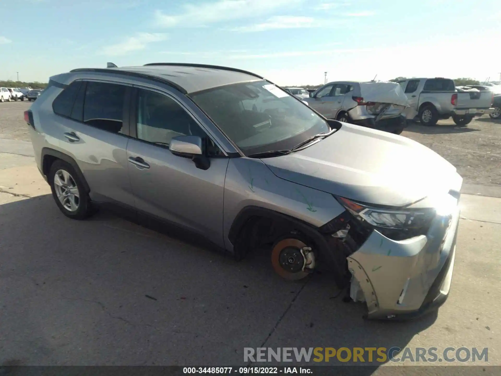 1 Photograph of a damaged car 2T3P1RFV7LC099758 TOYOTA RAV4 2020