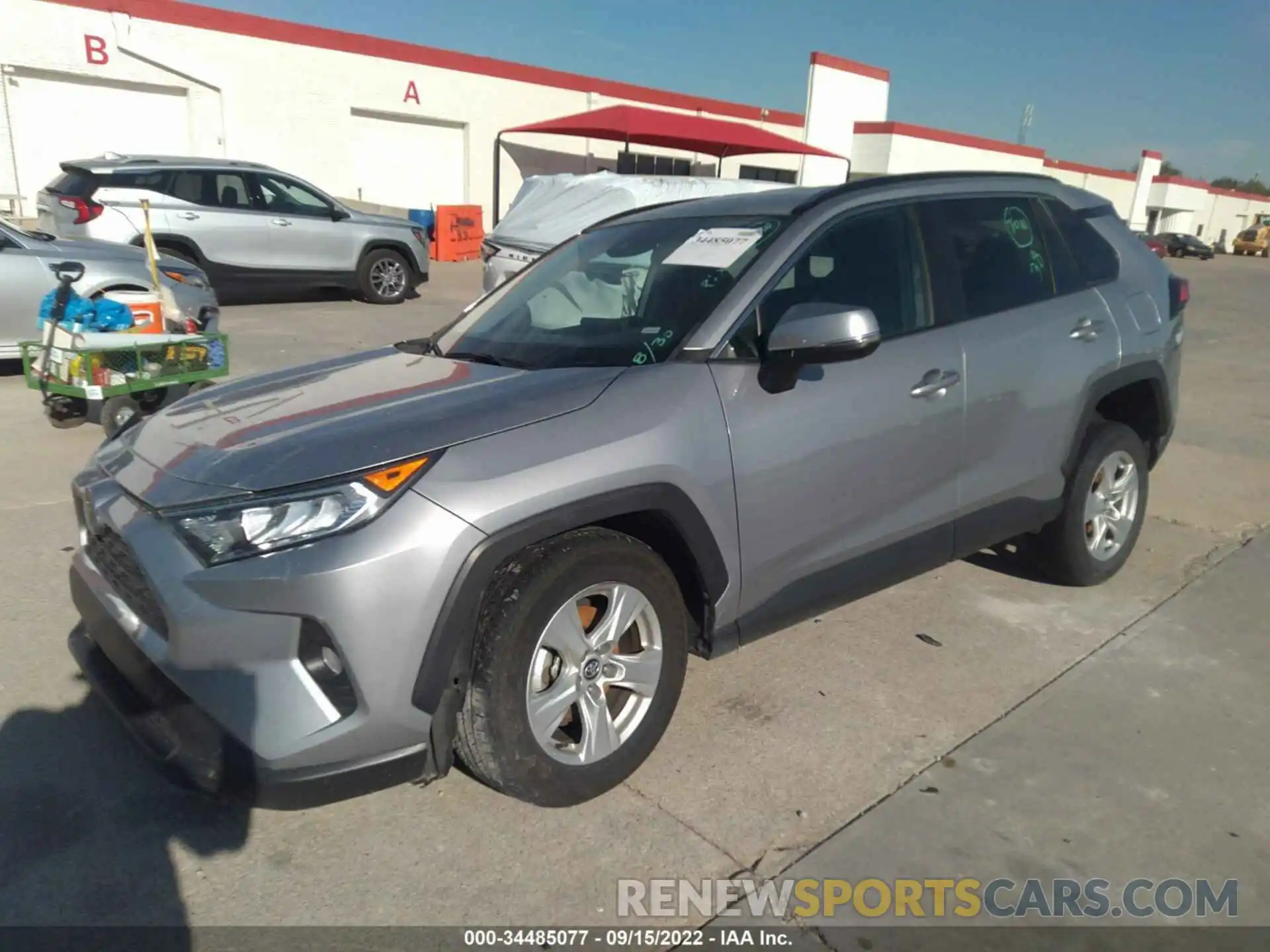 2 Photograph of a damaged car 2T3P1RFV7LC099758 TOYOTA RAV4 2020