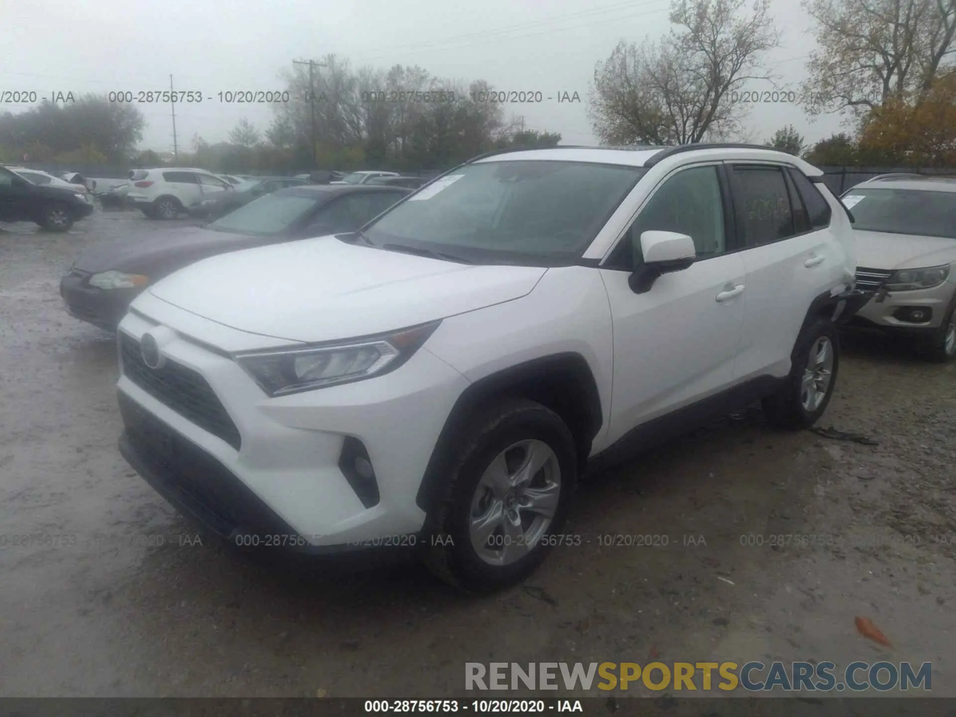 2 Photograph of a damaged car 2T3P1RFV7LC105977 TOYOTA RAV4 2020