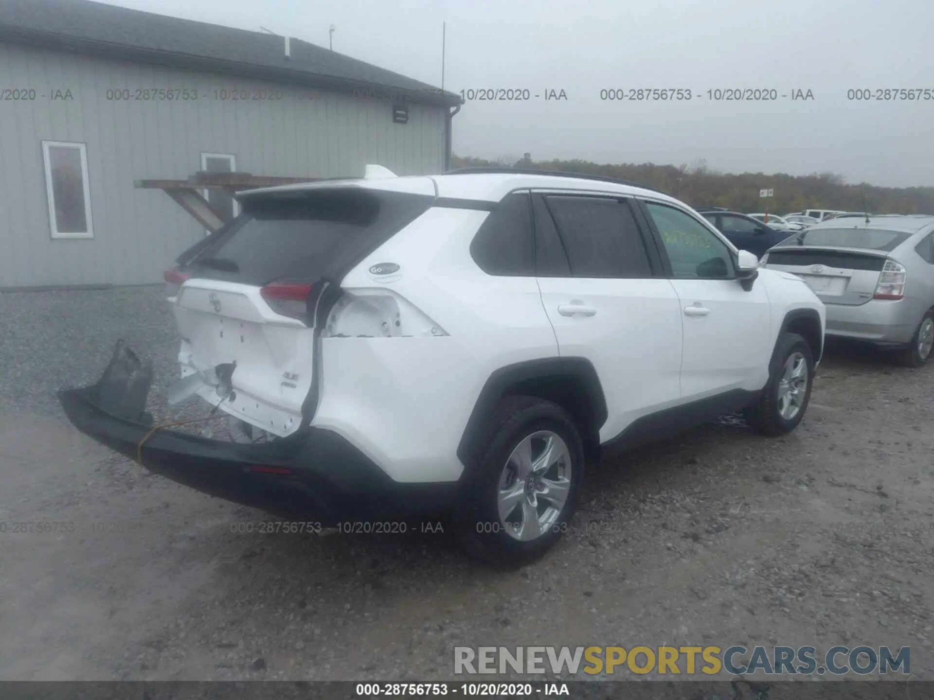 4 Photograph of a damaged car 2T3P1RFV7LC105977 TOYOTA RAV4 2020