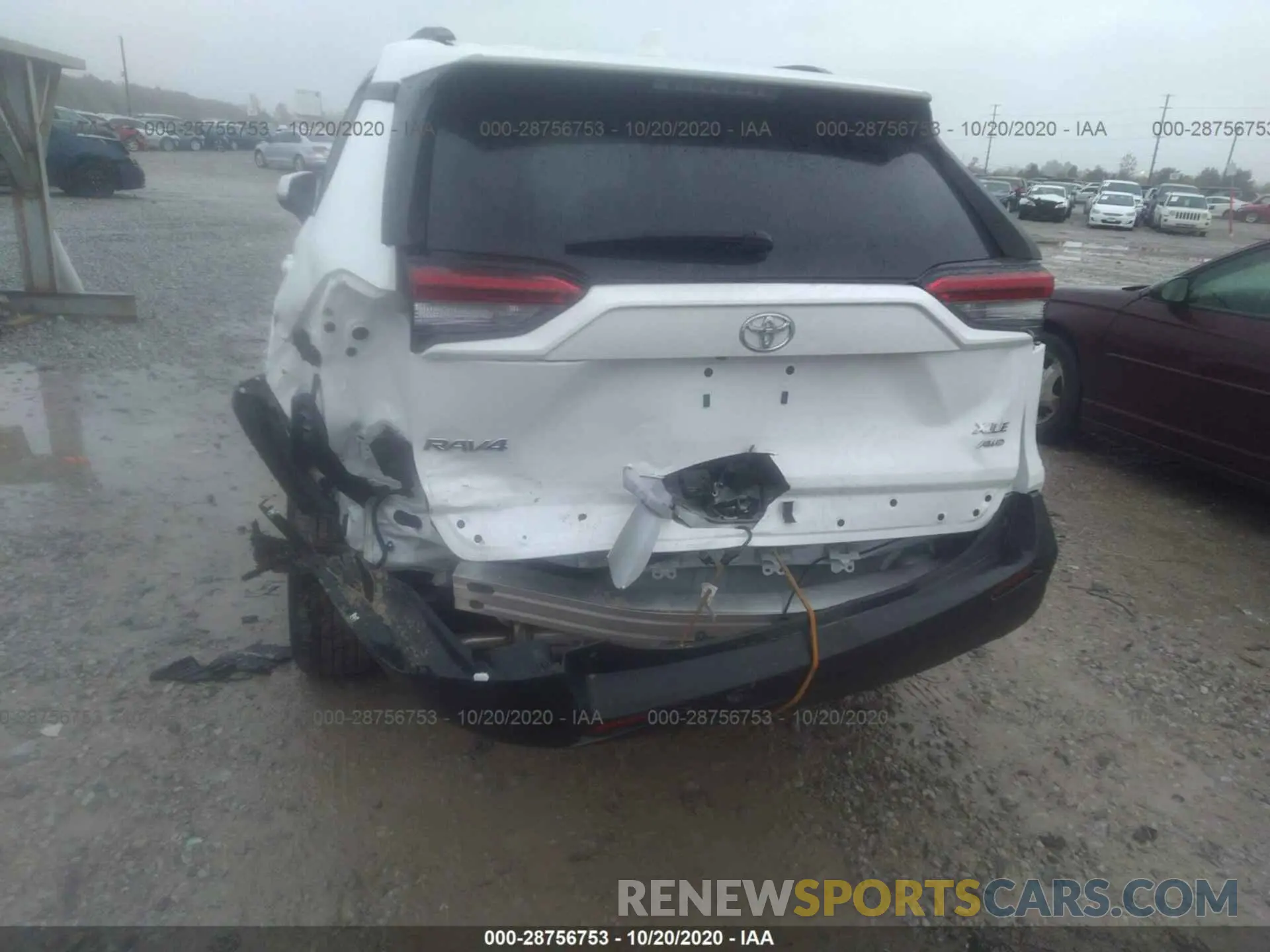 6 Photograph of a damaged car 2T3P1RFV7LC105977 TOYOTA RAV4 2020