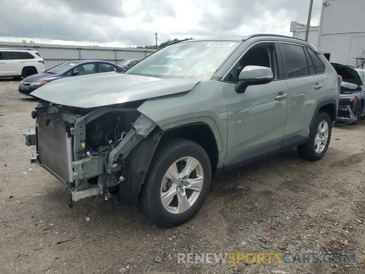 1 Photograph of a damaged car 2T3P1RFV7LW140016 TOYOTA RAV4 2020