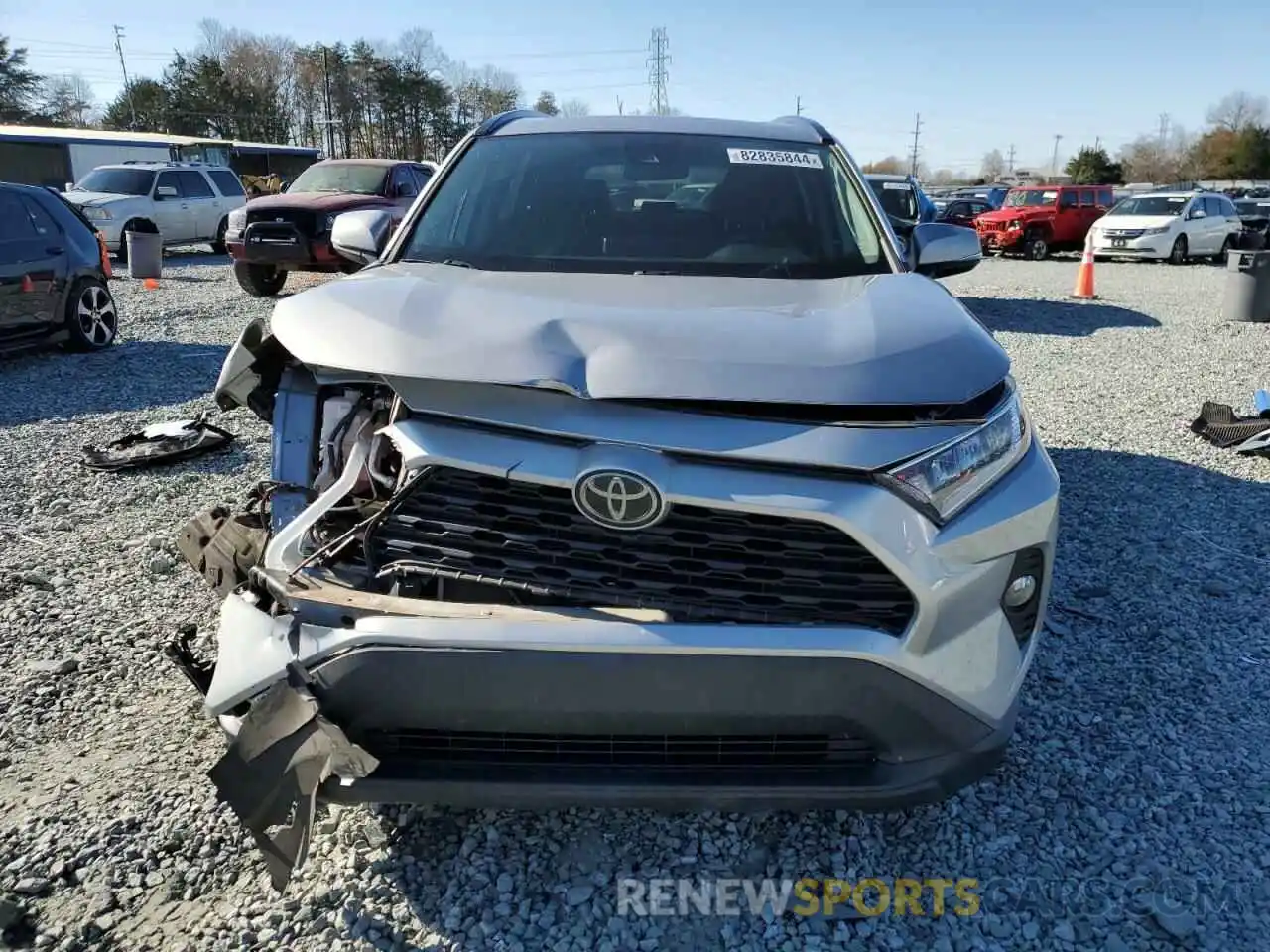 5 Photograph of a damaged car 2T3P1RFV8LC076702 TOYOTA RAV4 2020