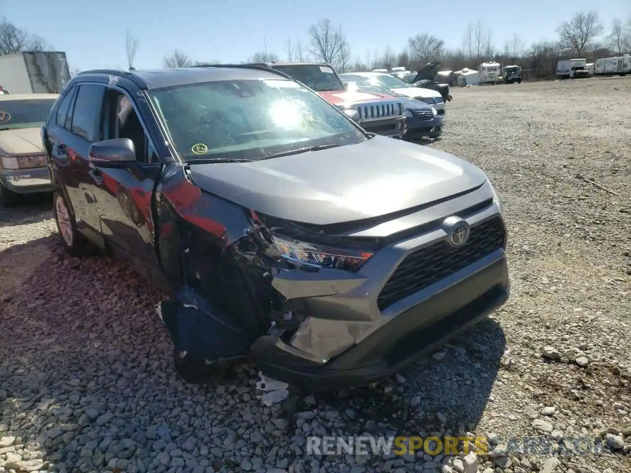 1 Photograph of a damaged car 2T3P1RFV8LC102781 TOYOTA RAV4 2020