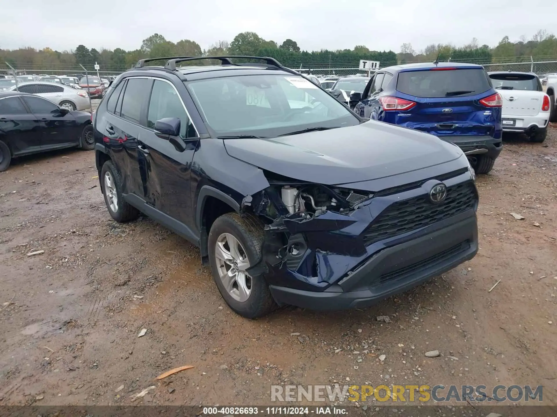 1 Photograph of a damaged car 2T3P1RFV8LC125820 TOYOTA RAV4 2020