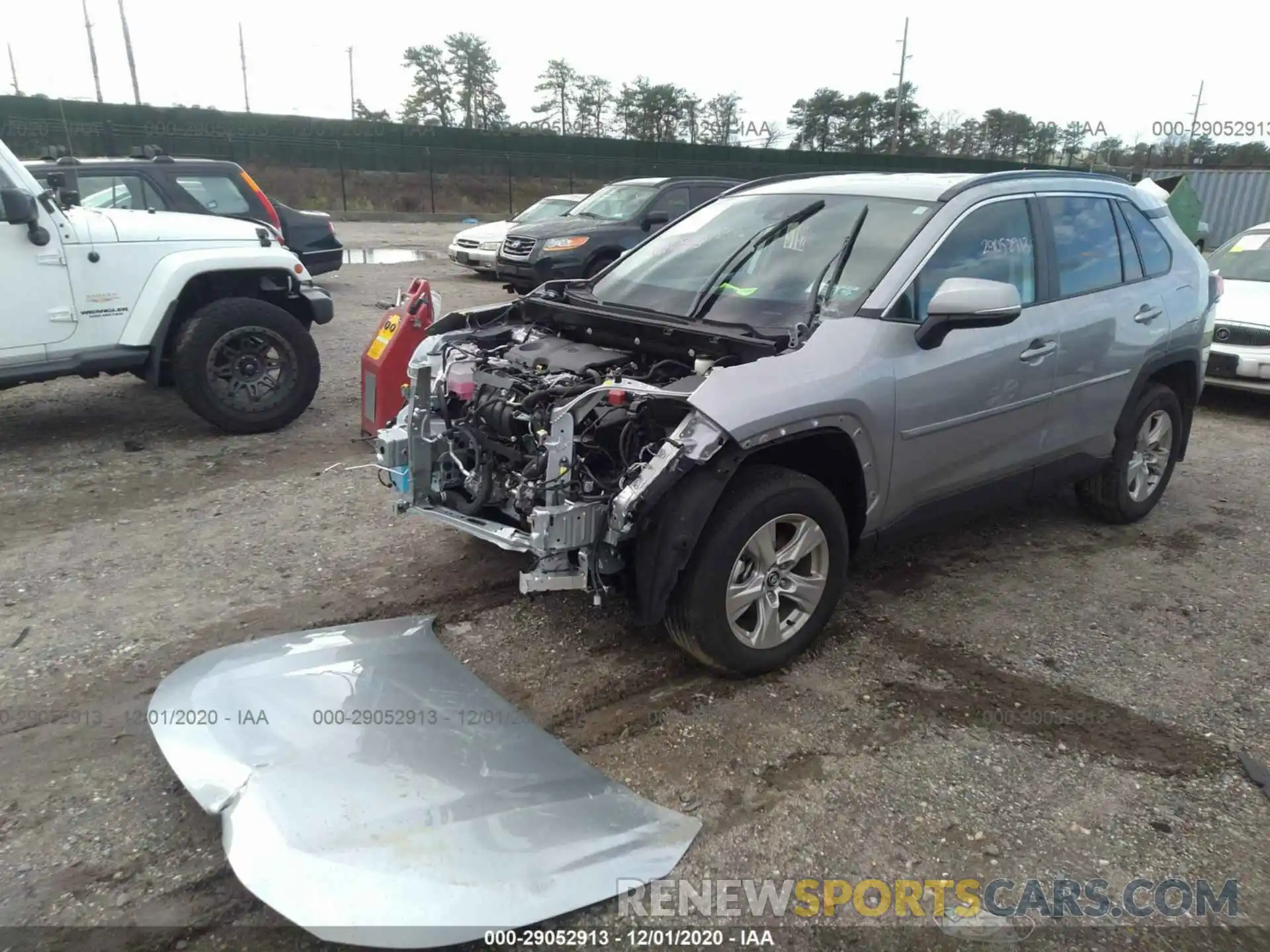 2 Photograph of a damaged car 2T3P1RFV8LC135926 TOYOTA RAV4 2020