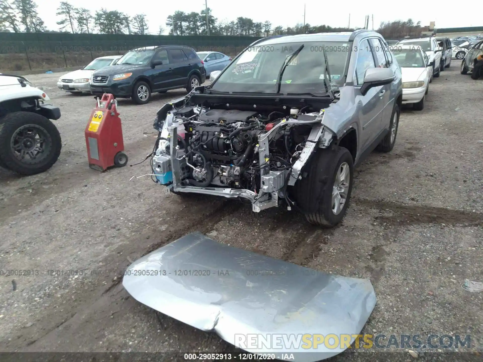 6 Photograph of a damaged car 2T3P1RFV8LC135926 TOYOTA RAV4 2020