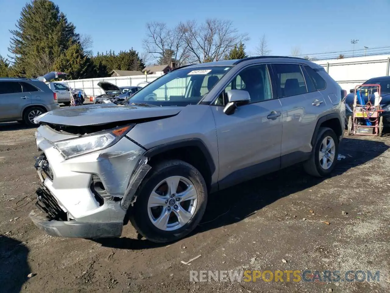 1 Photograph of a damaged car 2T3P1RFV9LC075283 TOYOTA RAV4 2020