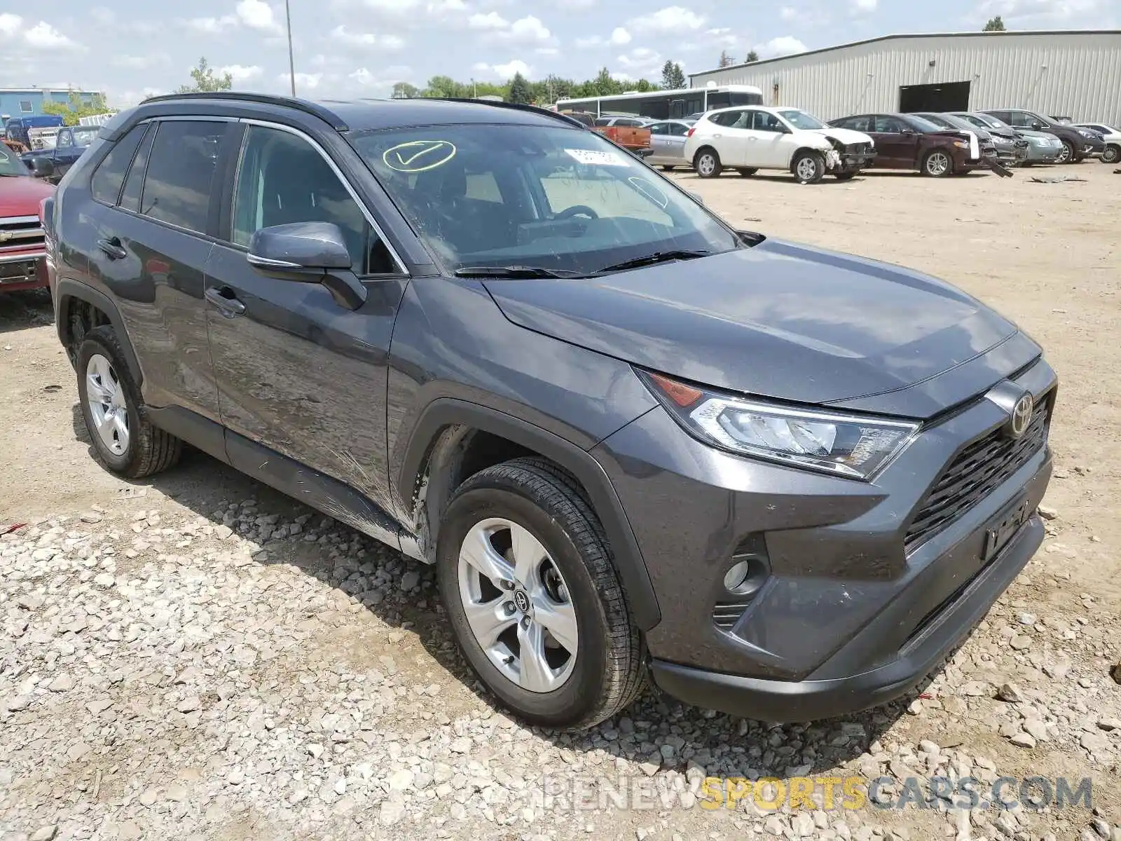 1 Photograph of a damaged car 2T3P1RFV9LC078698 TOYOTA RAV4 2020