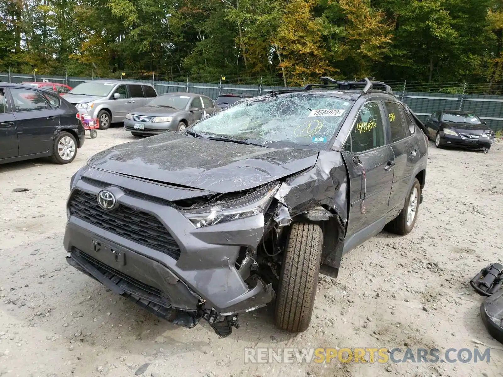 2 Photograph of a damaged car 2T3P1RFV9LC088471 TOYOTA RAV4 2020