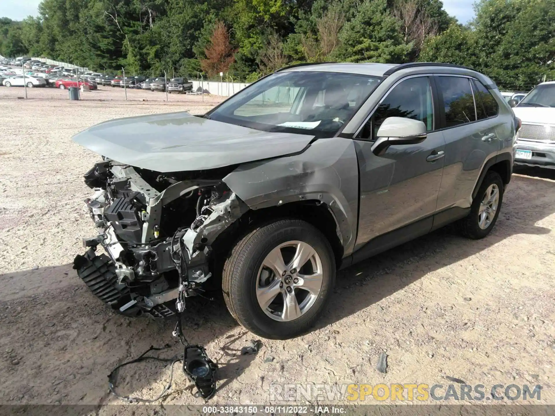 2 Photograph of a damaged car 2T3P1RFV9LC098868 TOYOTA RAV4 2020