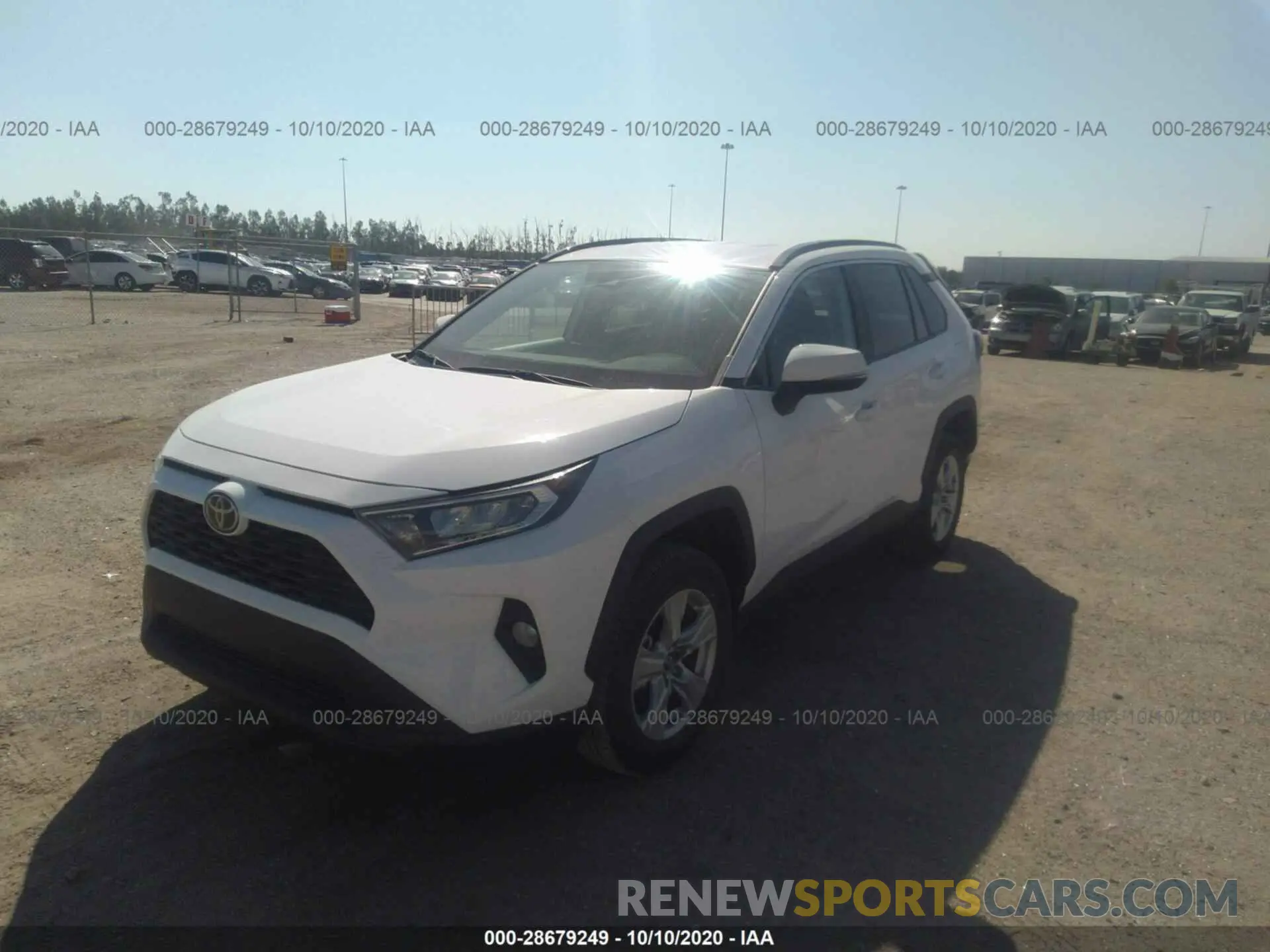 2 Photograph of a damaged car 2T3P1RFV9LC101199 TOYOTA RAV4 2020