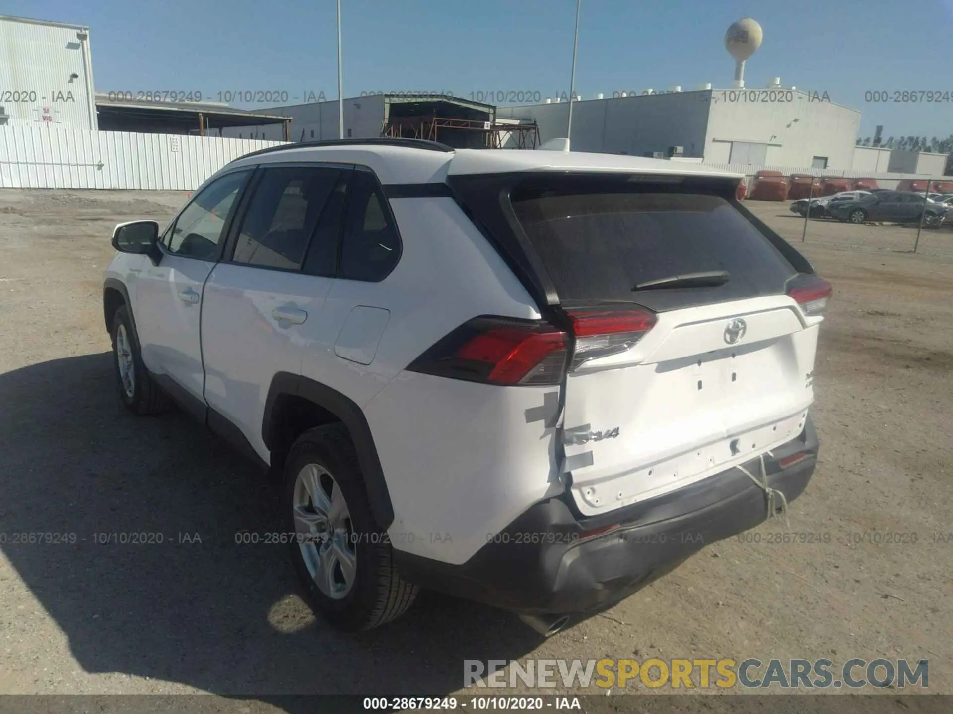3 Photograph of a damaged car 2T3P1RFV9LC101199 TOYOTA RAV4 2020