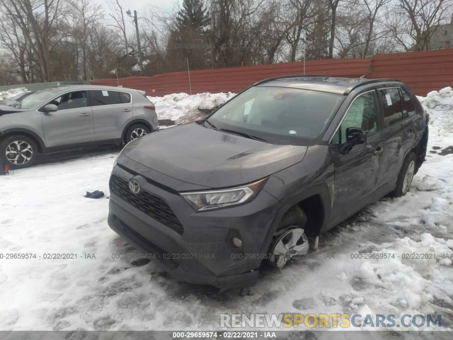 2 Photograph of a damaged car 2T3P1RFV9LC106791 TOYOTA RAV4 2020