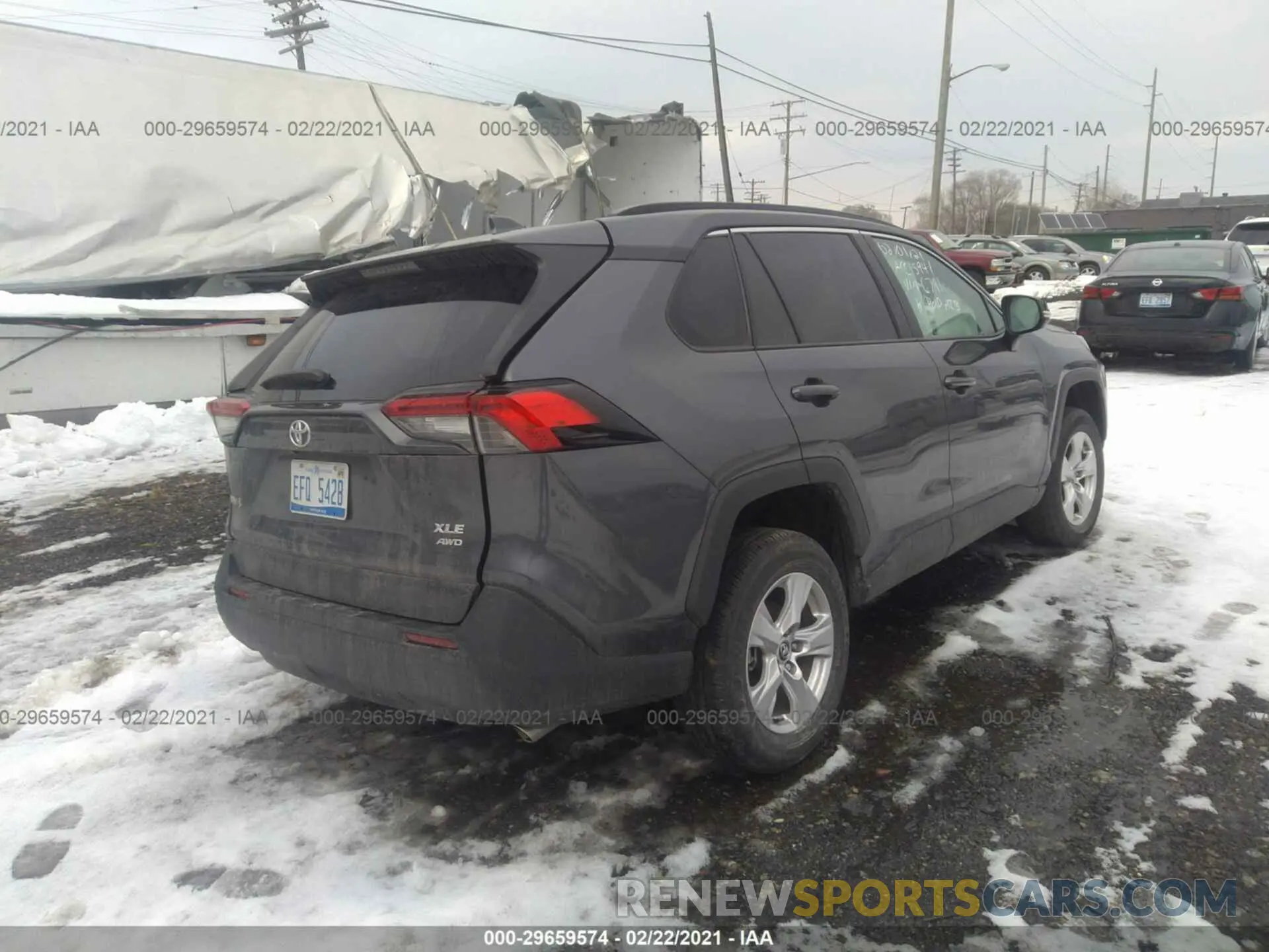 4 Photograph of a damaged car 2T3P1RFV9LC106791 TOYOTA RAV4 2020