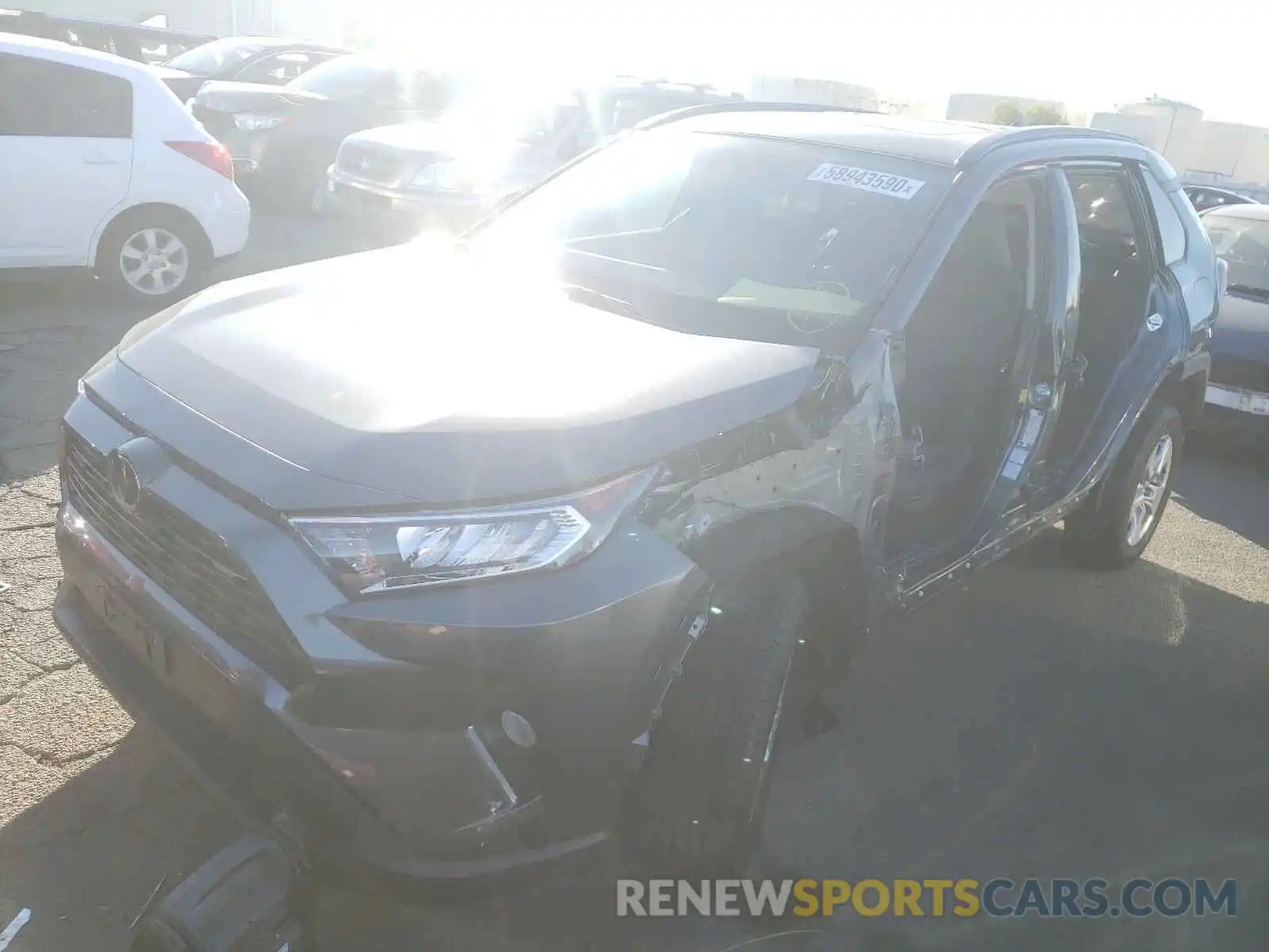 2 Photograph of a damaged car 2T3P1RFV9LC112087 TOYOTA RAV4 2020