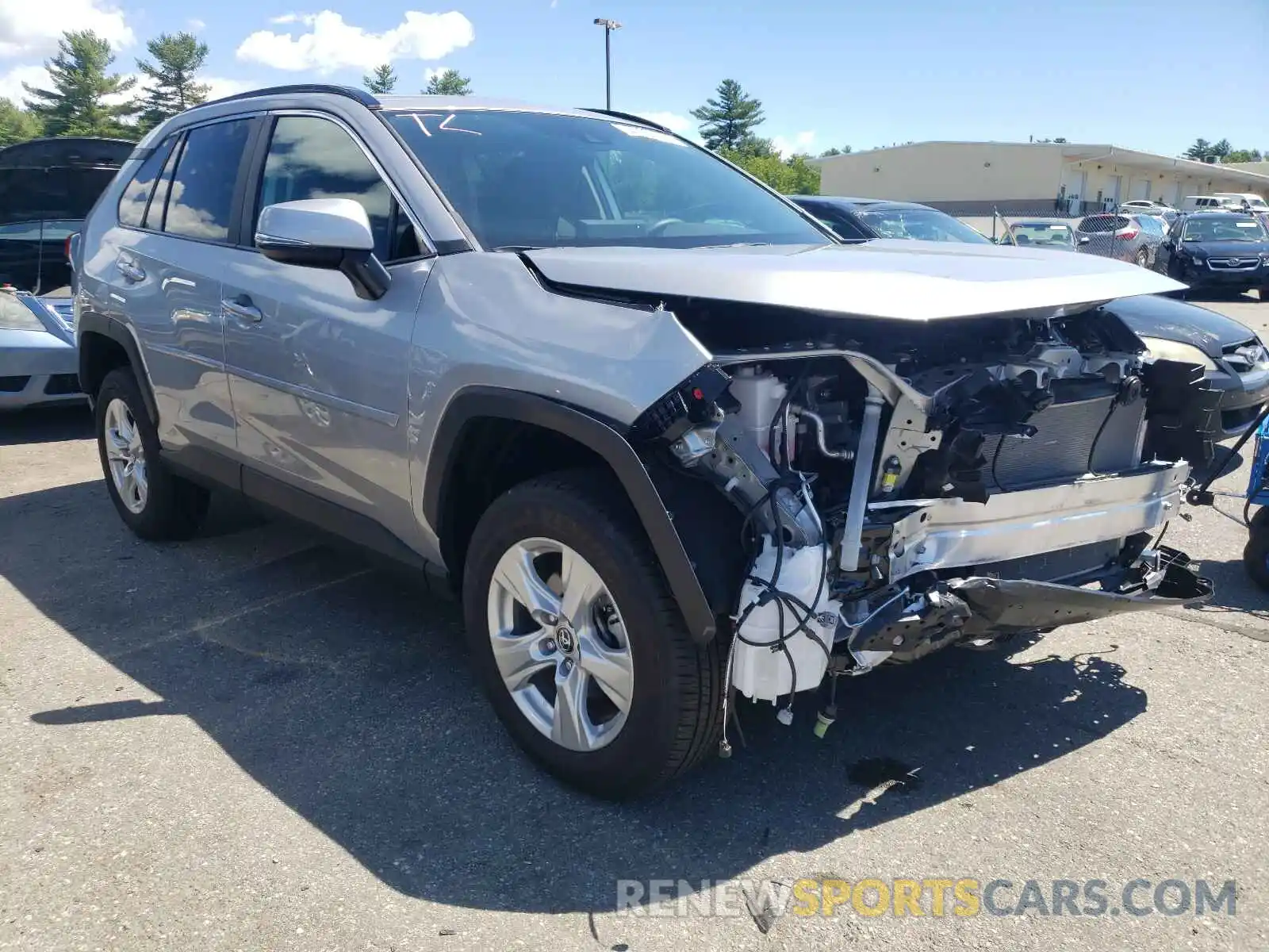 1 Photograph of a damaged car 2T3P1RFV9LC116706 TOYOTA RAV4 2020