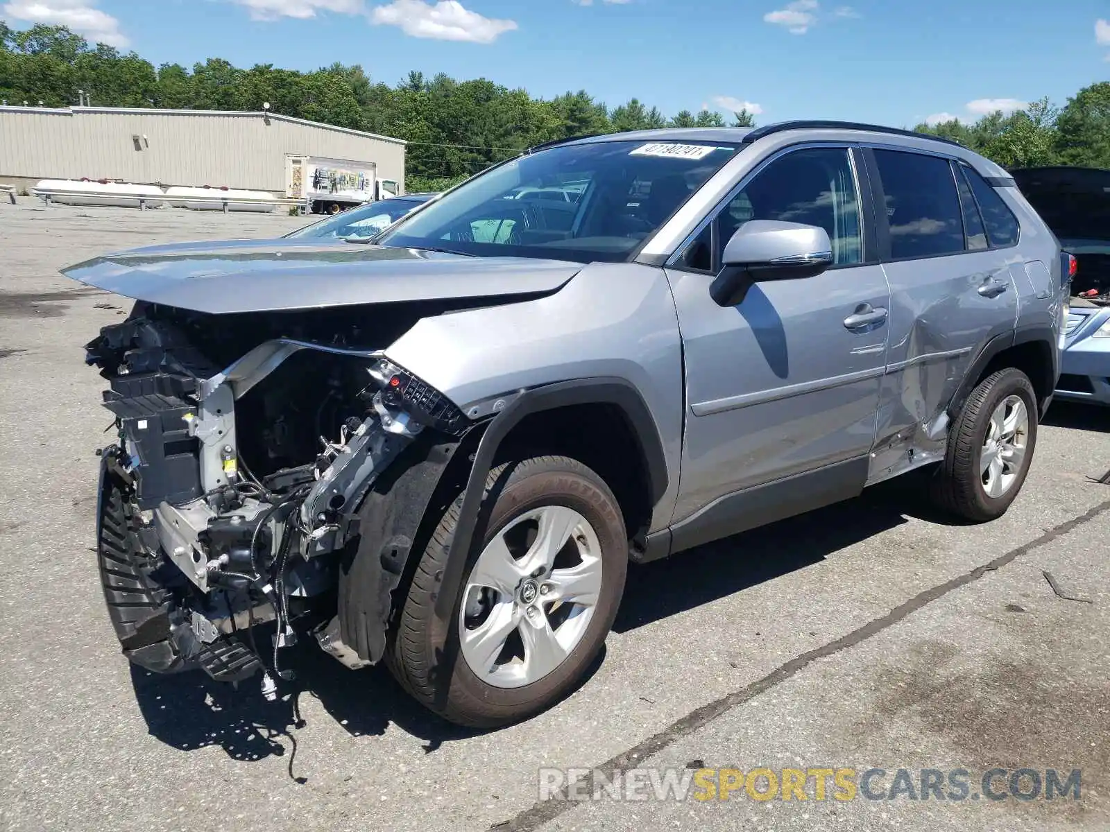 2 Photograph of a damaged car 2T3P1RFV9LC116706 TOYOTA RAV4 2020