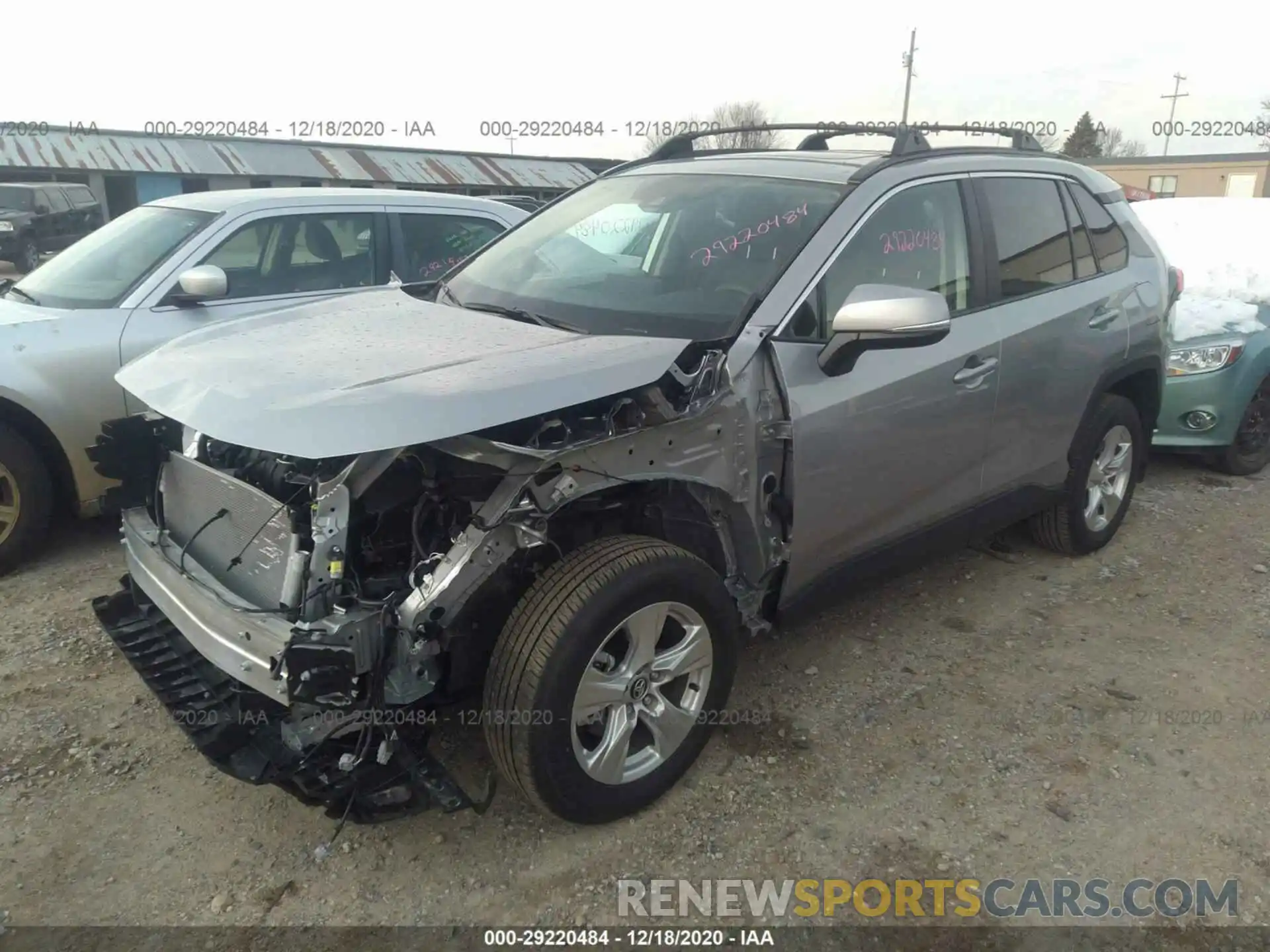 2 Photograph of a damaged car 2T3P1RFV9LC118844 TOYOTA RAV4 2020