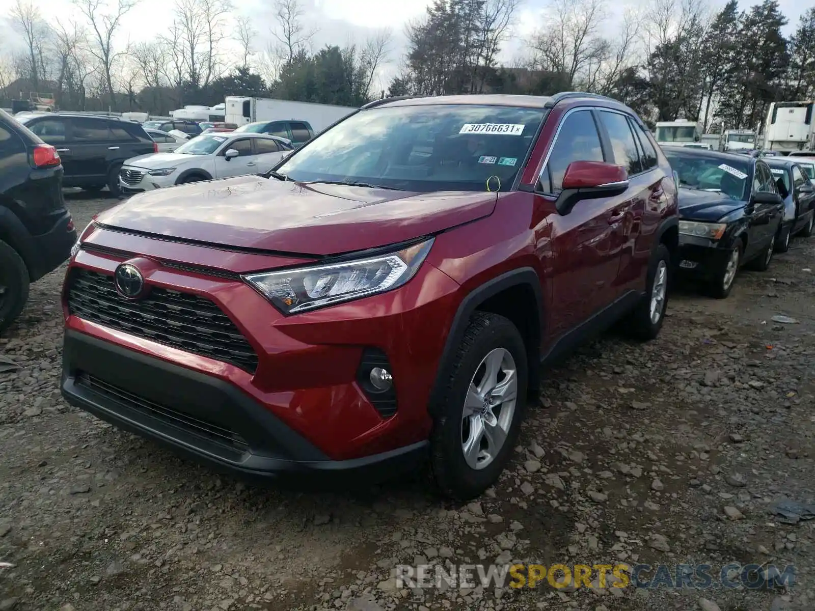 2 Photograph of a damaged car 2T3P1RFV9LW085729 TOYOTA RAV4 2020