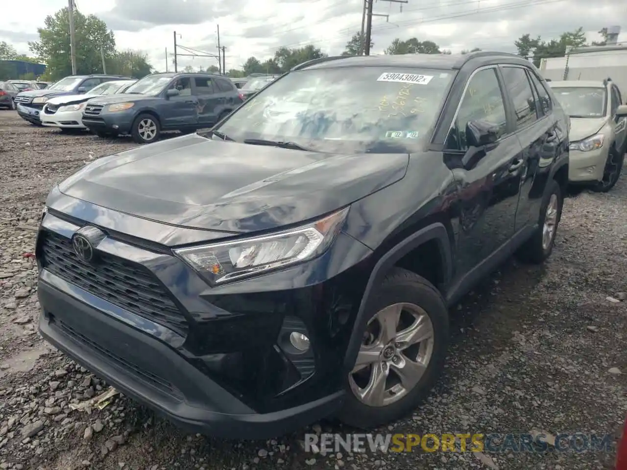 2 Photograph of a damaged car 2T3P1RFV9LW111956 TOYOTA RAV4 2020