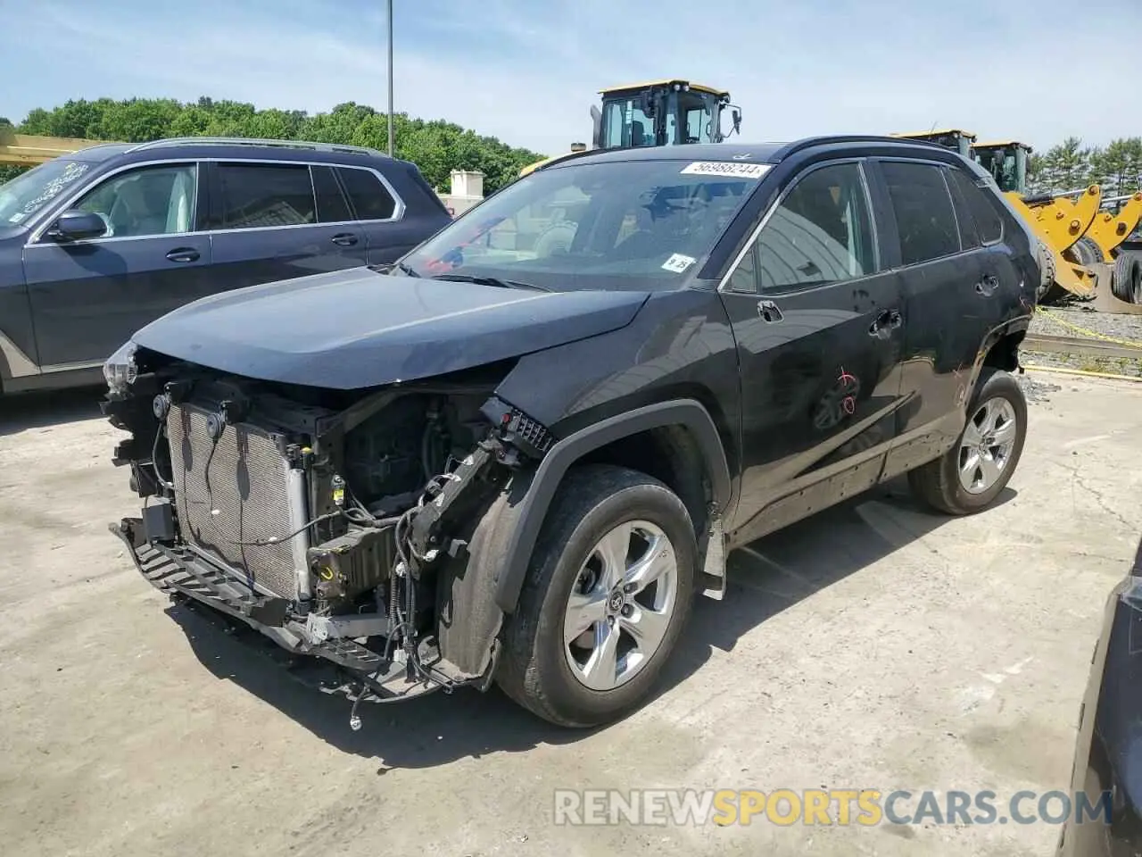 1 Photograph of a damaged car 2T3P1RFV9LW139689 TOYOTA RAV4 2020