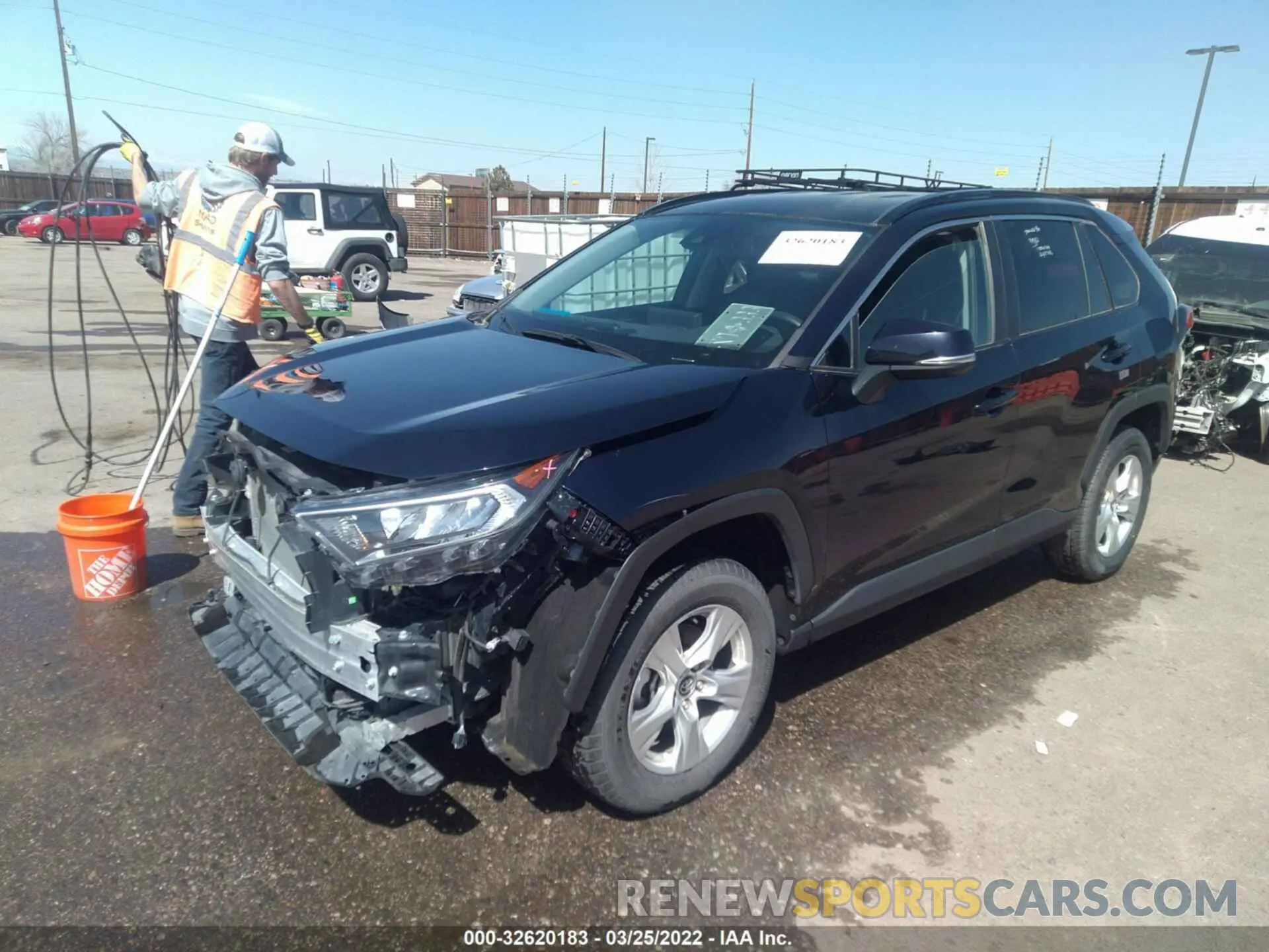 2 Photograph of a damaged car 2T3P1RFVXLC079066 TOYOTA RAV4 2020