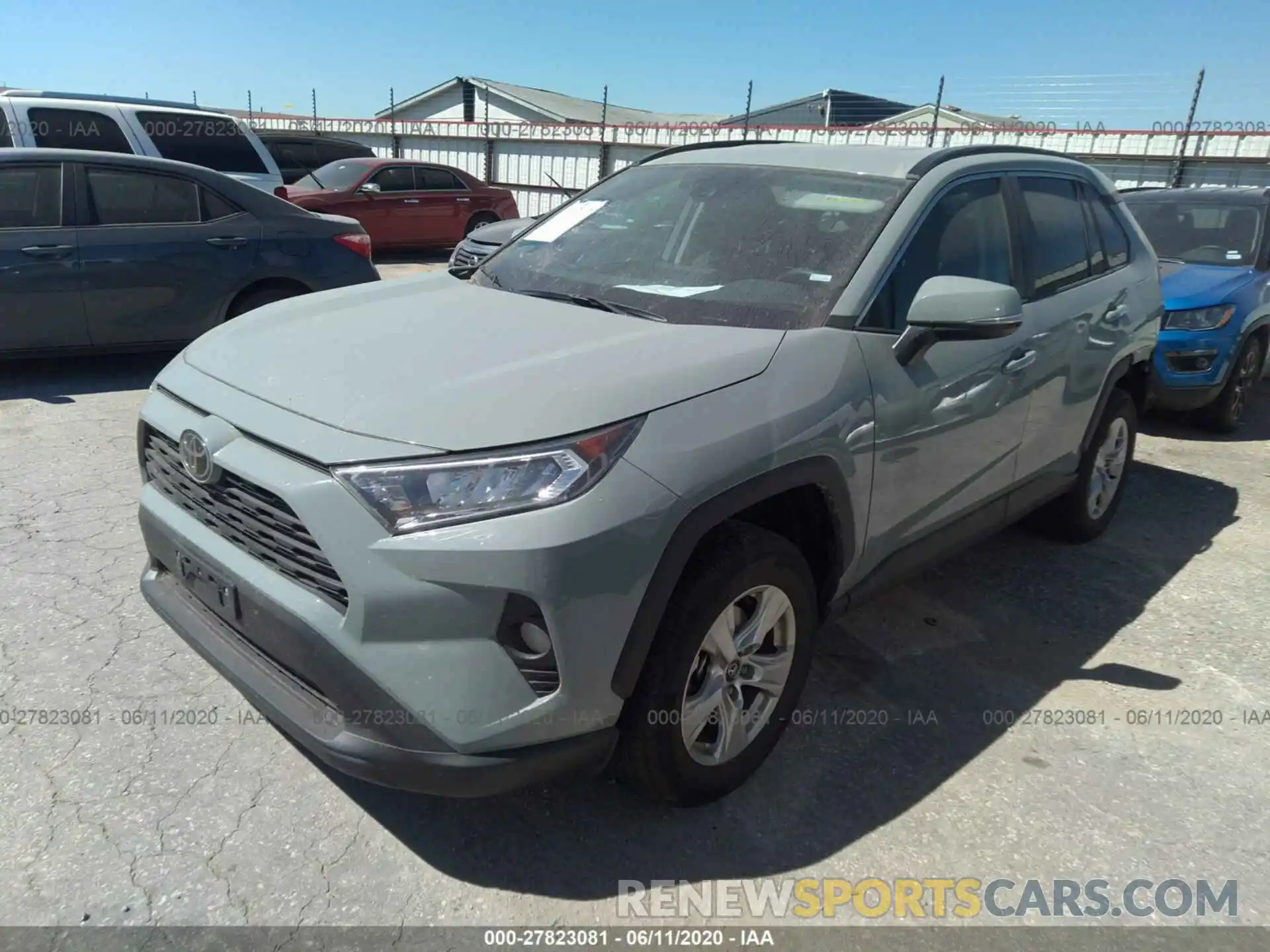 2 Photograph of a damaged car 2T3P1RFVXLC080069 TOYOTA RAV4 2020