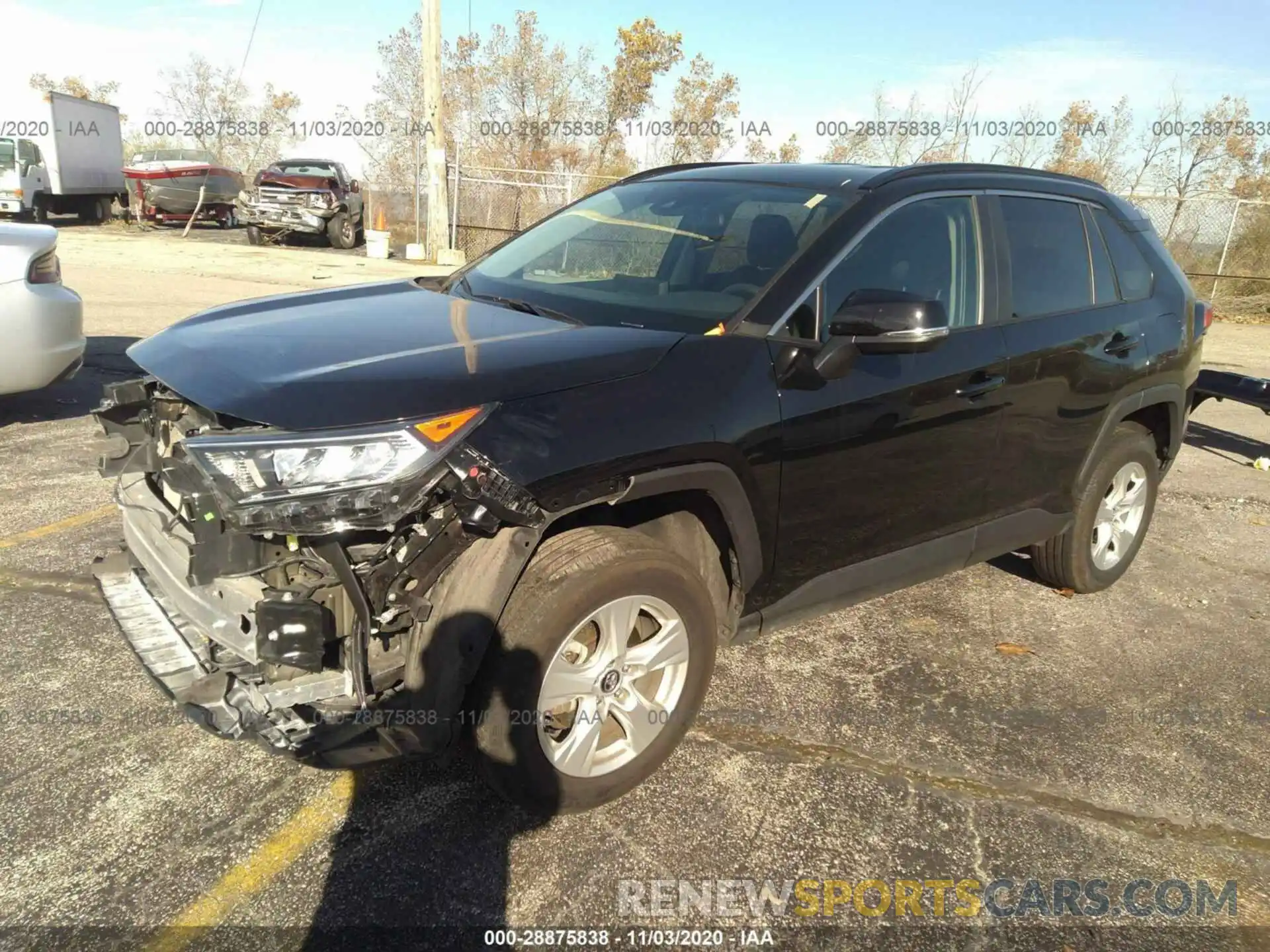 2 Photograph of a damaged car 2T3P1RFVXLC080850 TOYOTA RAV4 2020