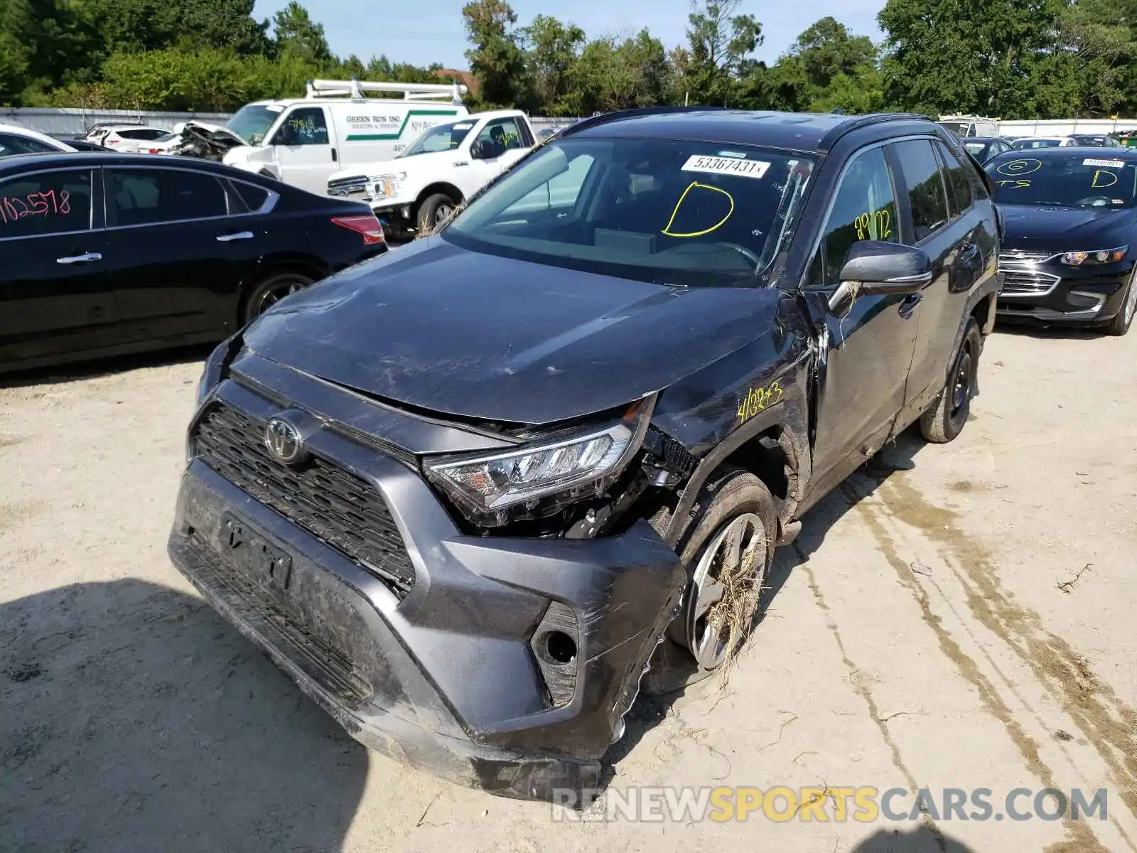 9 Photograph of a damaged car 2T3P1RFVXLC090262 TOYOTA RAV4 2020