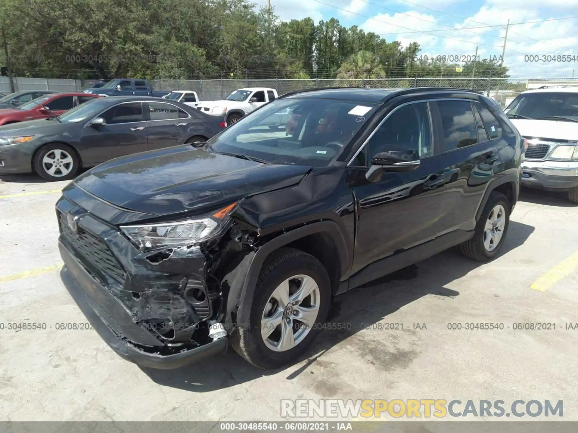 2 Photograph of a damaged car 2T3P1RFVXLC102796 TOYOTA RAV4 2020