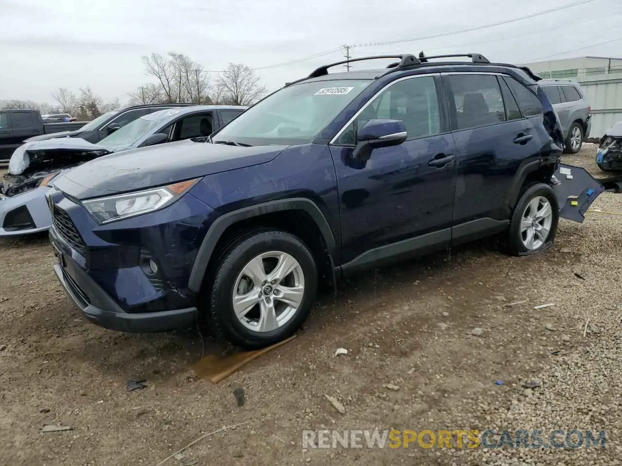 1 Photograph of a damaged car 2T3P1RFVXLC132929 TOYOTA RAV4 2020