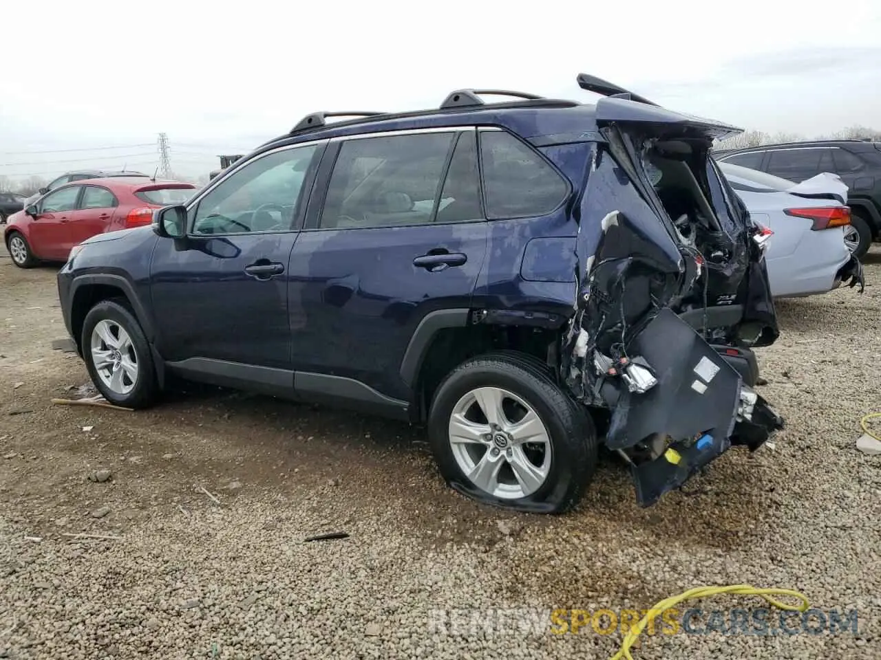 2 Photograph of a damaged car 2T3P1RFVXLC132929 TOYOTA RAV4 2020