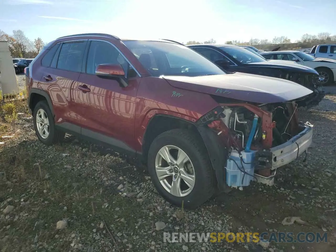 4 Photograph of a damaged car 2T3P1RFVXLW095749 TOYOTA RAV4 2020