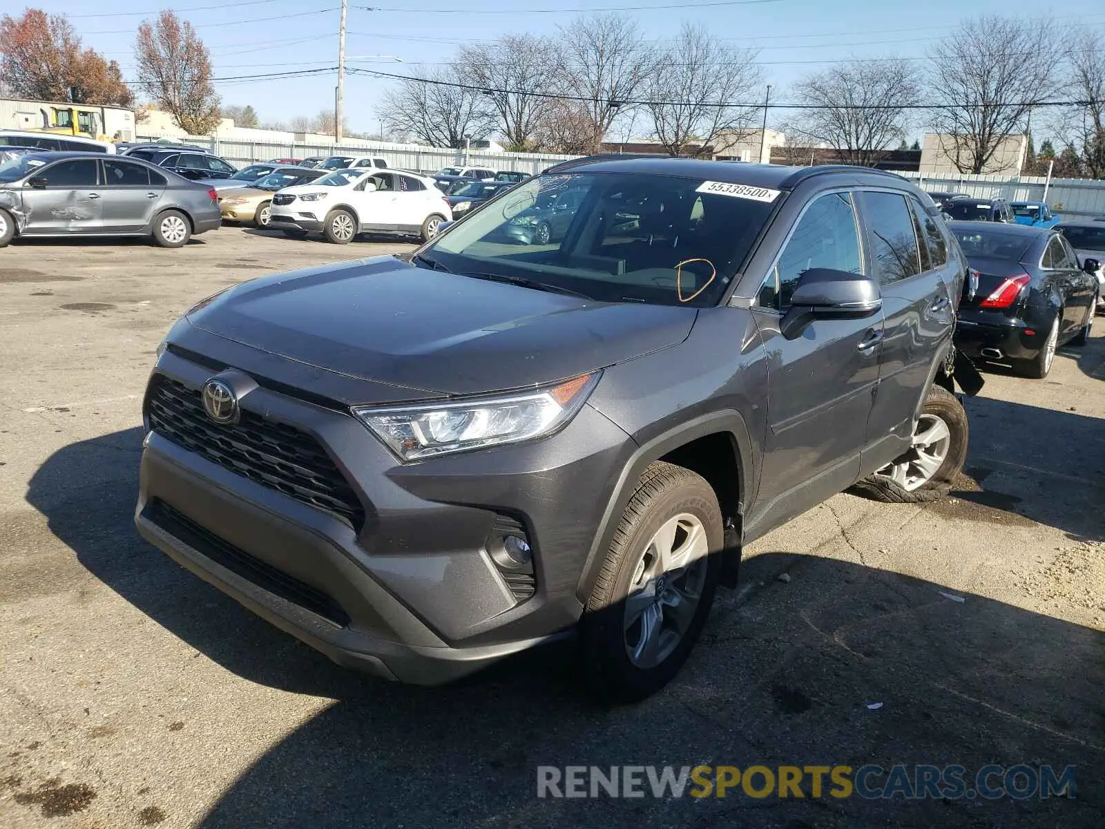 2 Photograph of a damaged car 2T3P1RFVXLW119418 TOYOTA RAV4 2020