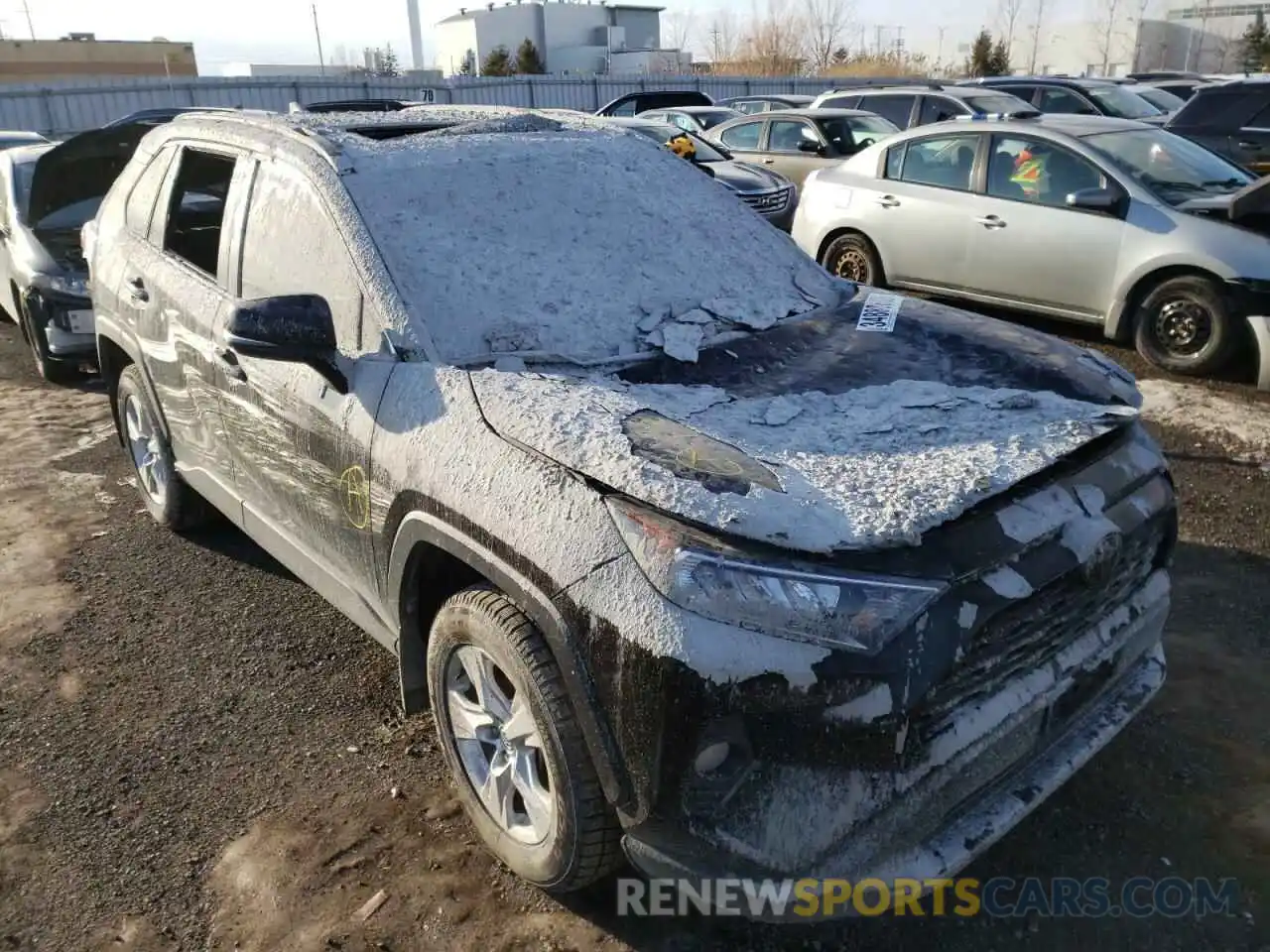 1 Photograph of a damaged car 2T3R1RFV0LC130566 TOYOTA RAV4 2020